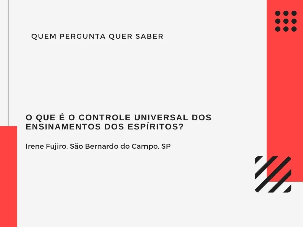 A garantia futura da unidade do espiritismo