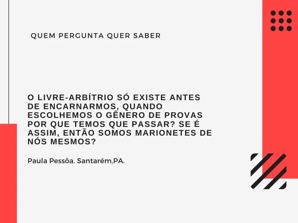 Somos marionetes de nós mesmos?