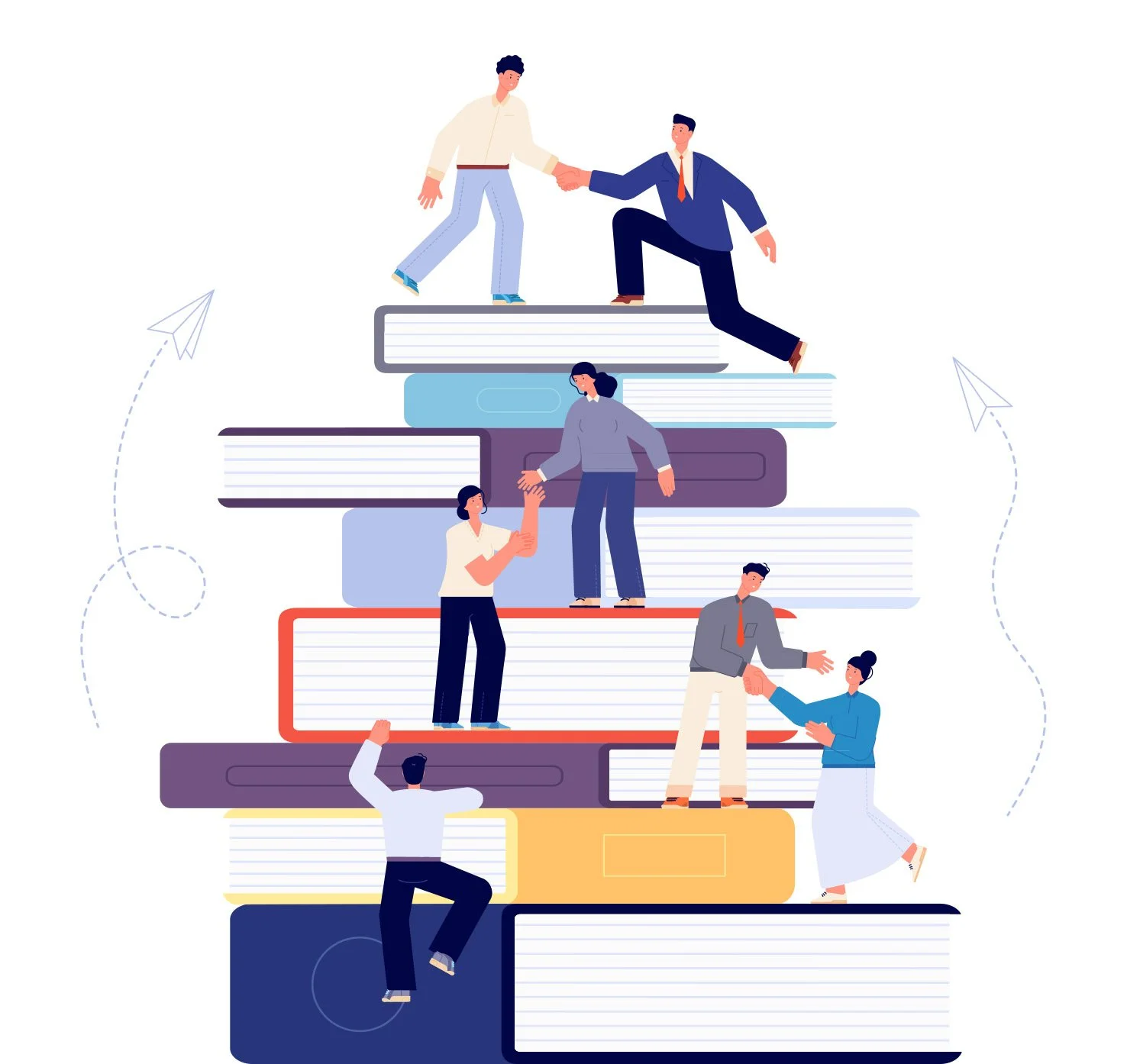 Conhecimento por etapas