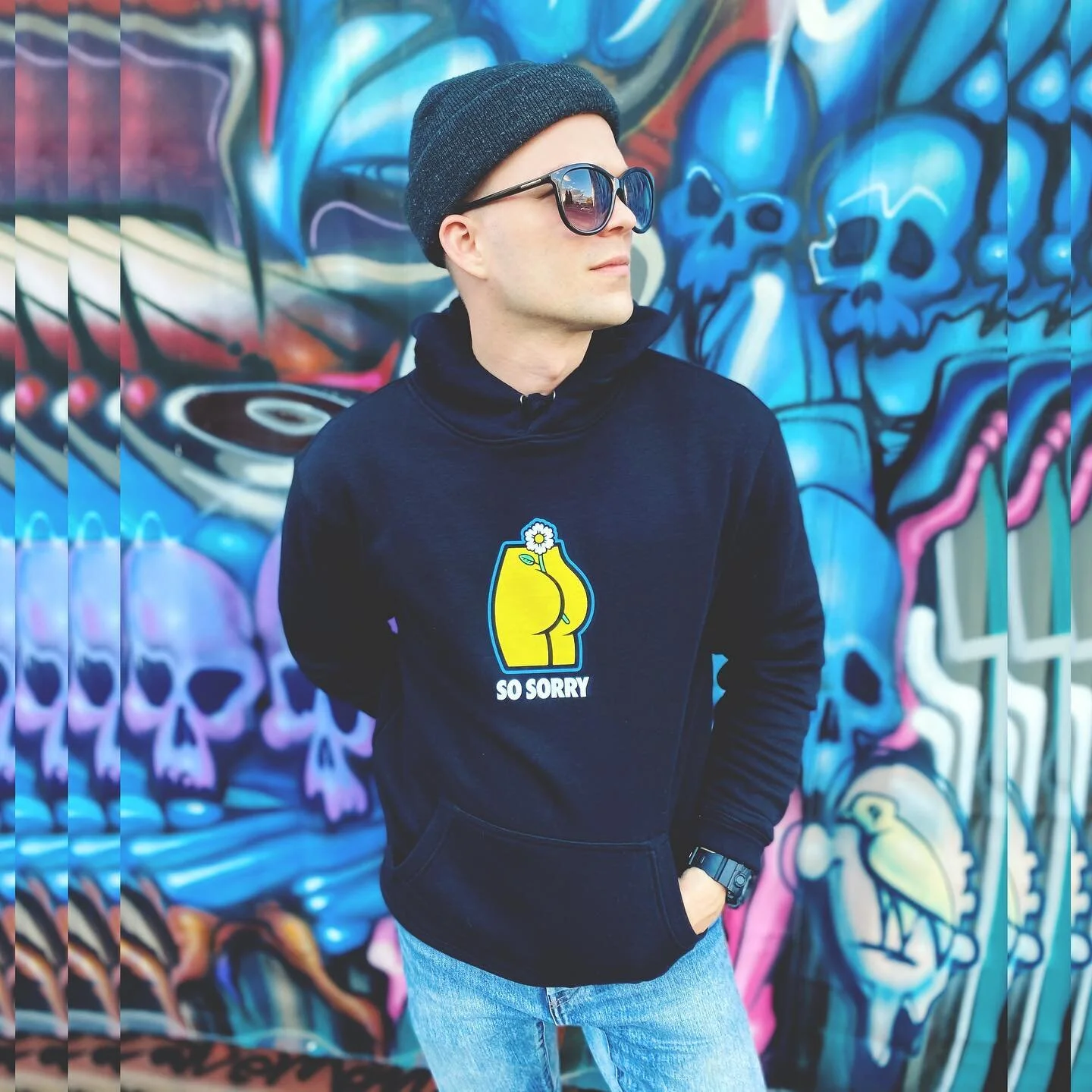The So Sorry First Edition Hoody is now available in sizes S-XL. Order Now!