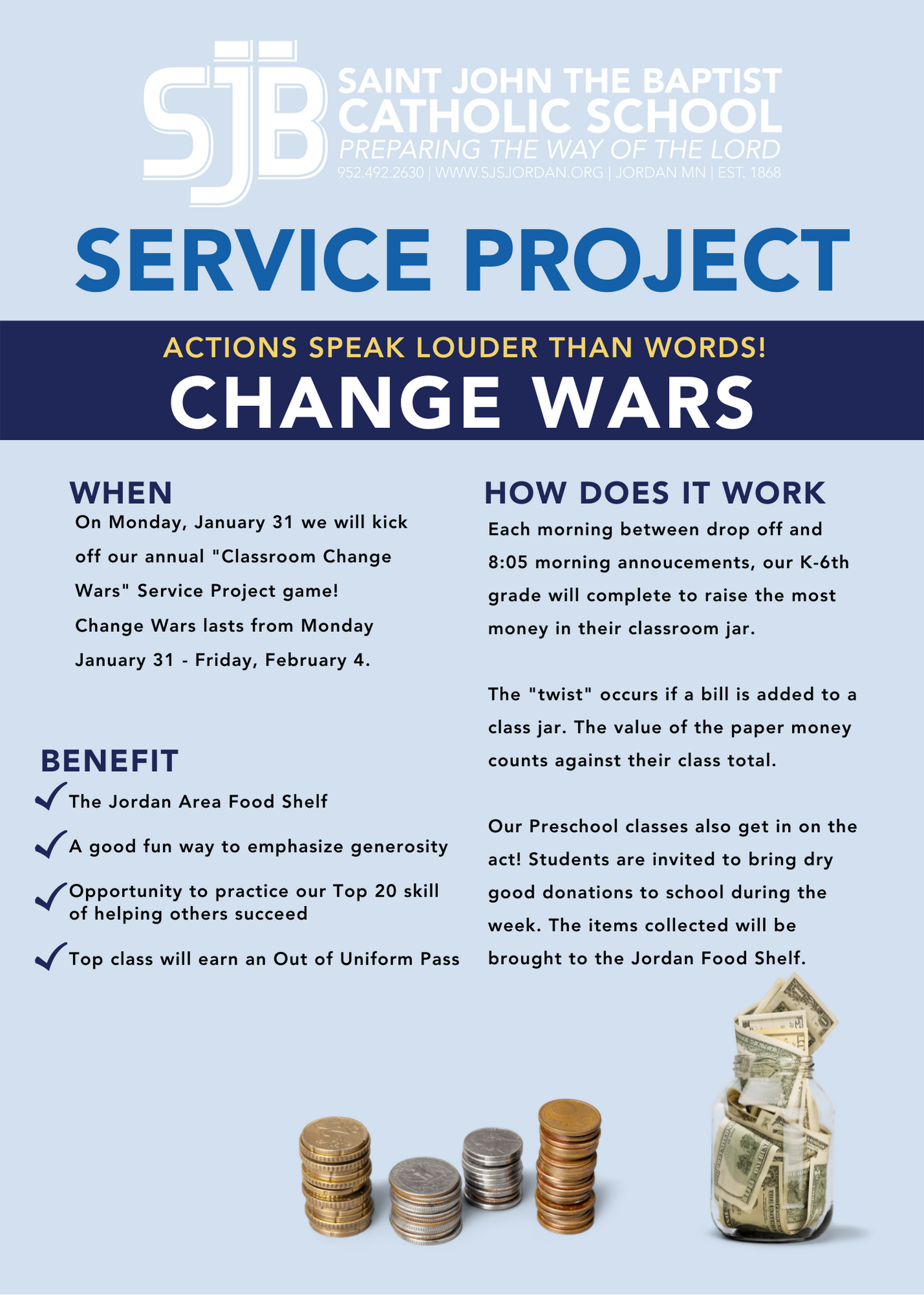 Service Project: Change Wars