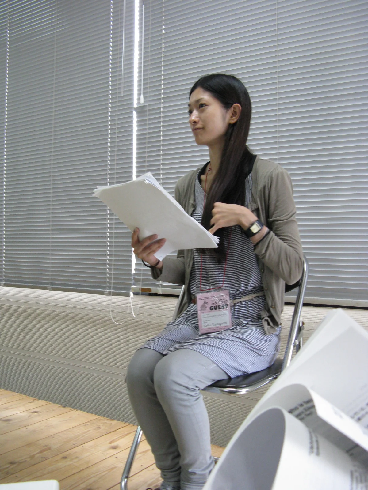 Keiko Yamaguchi reading 'Toward the Light' (Copy)