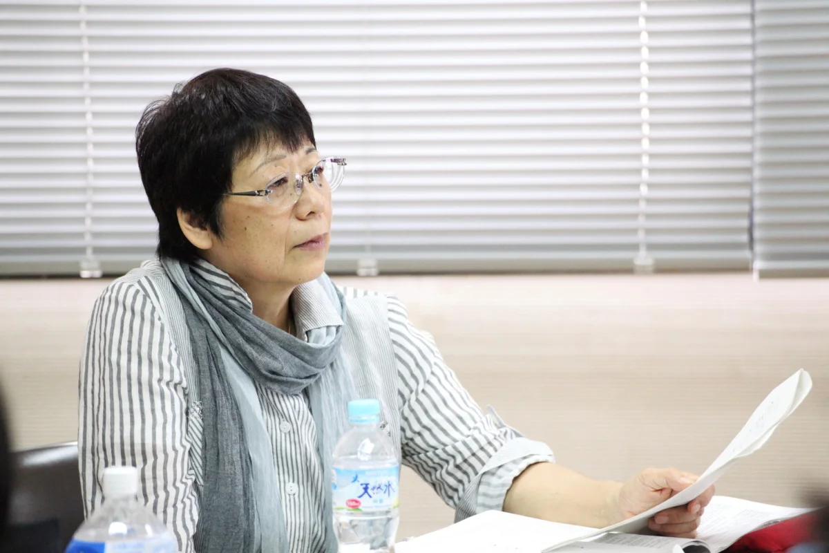 Japanese Playwright/Director (and co-project leader) Toyoko Nishida (Copy)