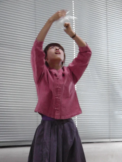 Playwright Hyemin Han reading her play 'A Paper Crane' (Copy)