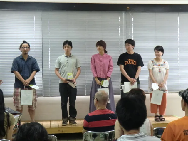 Playwrights Yuudai Kanau, Genta Miki, Hyemin Han, Kyogo Komura, Hye-Jung Son (Copy)