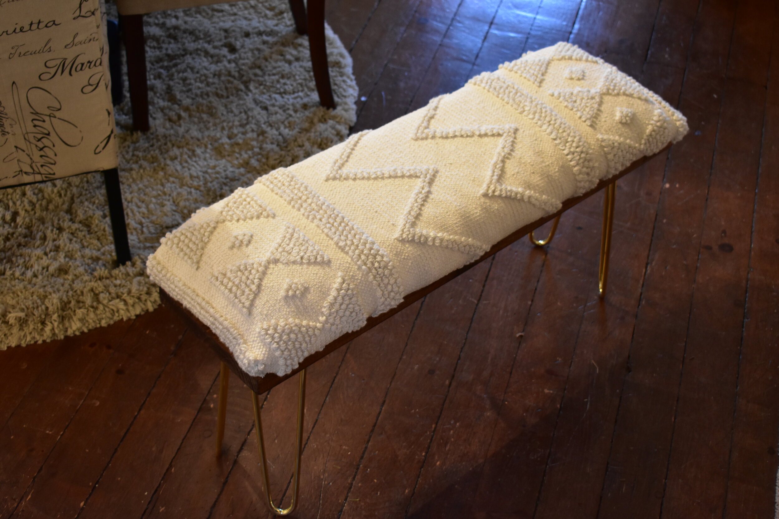 Chic Textured Bench $275