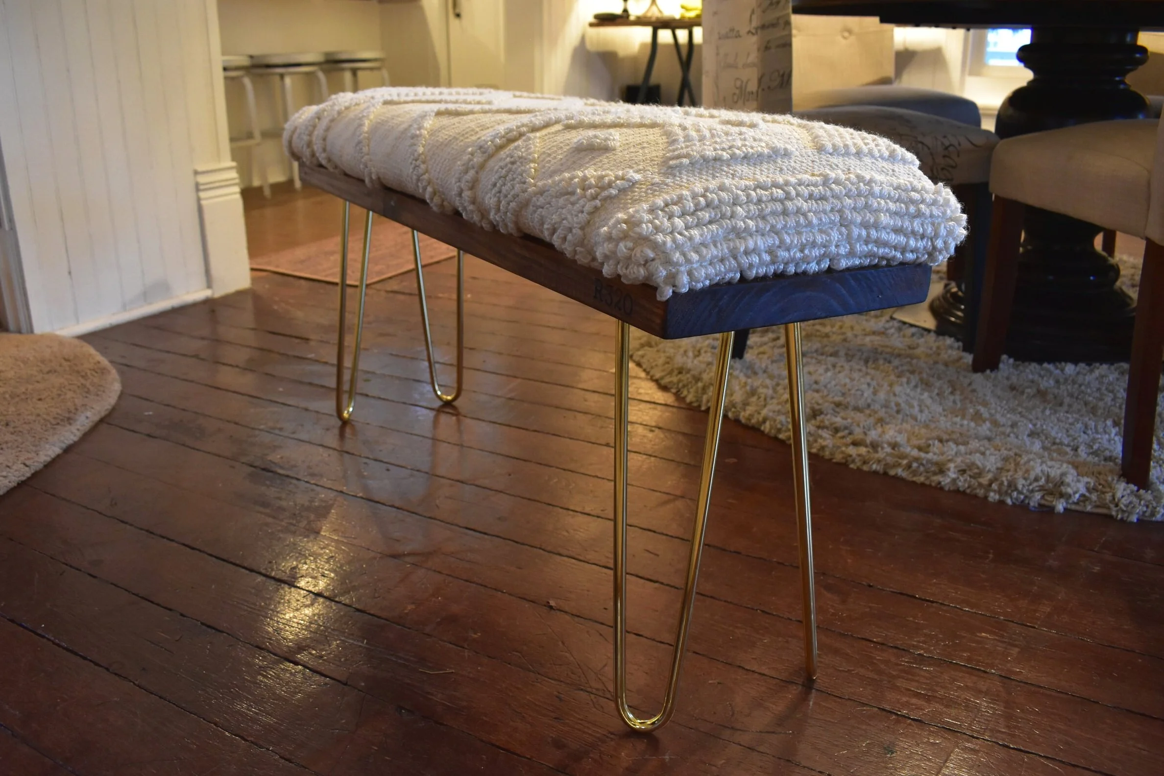 Chic Textured Bench $275