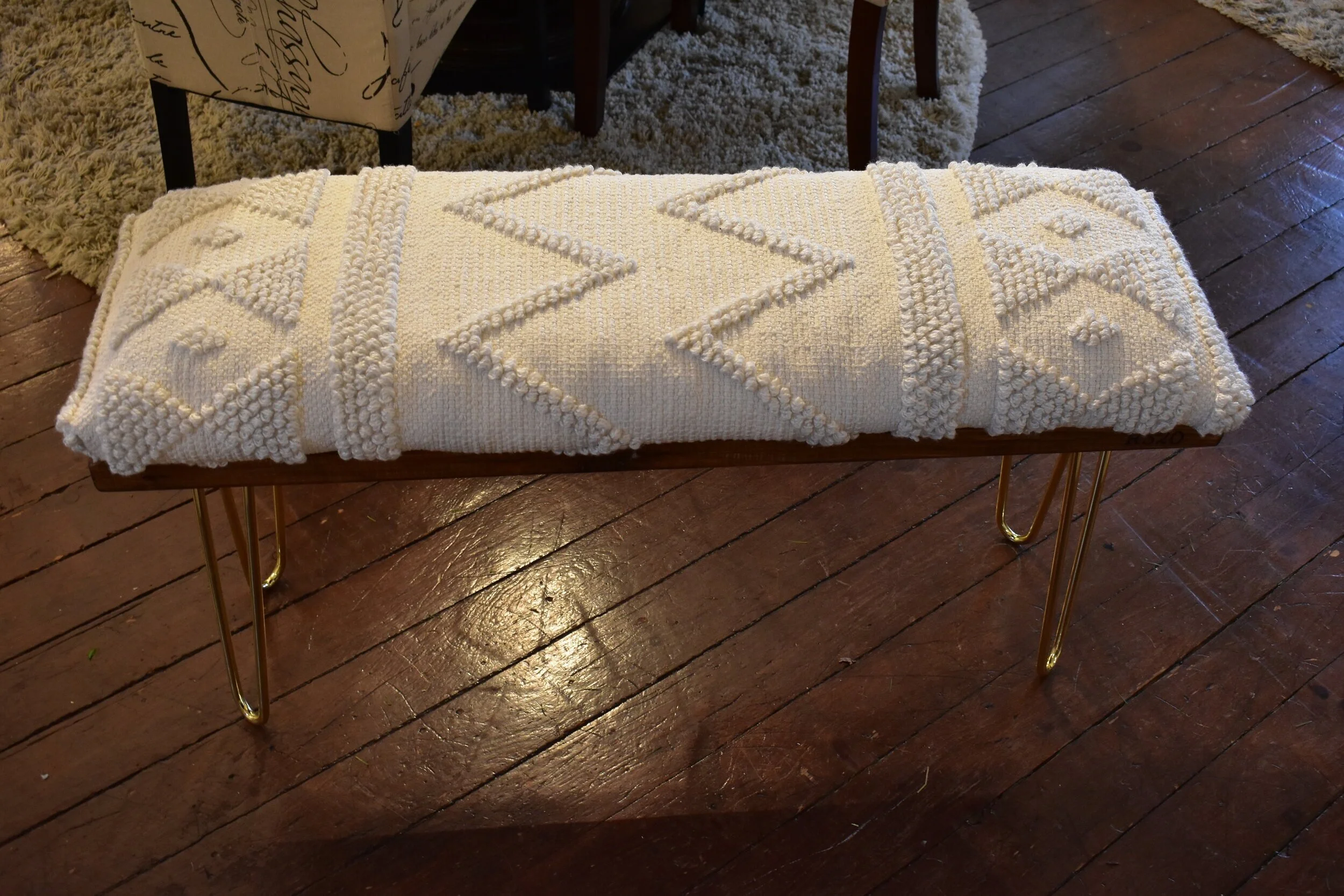 Chic Textured Bench $275