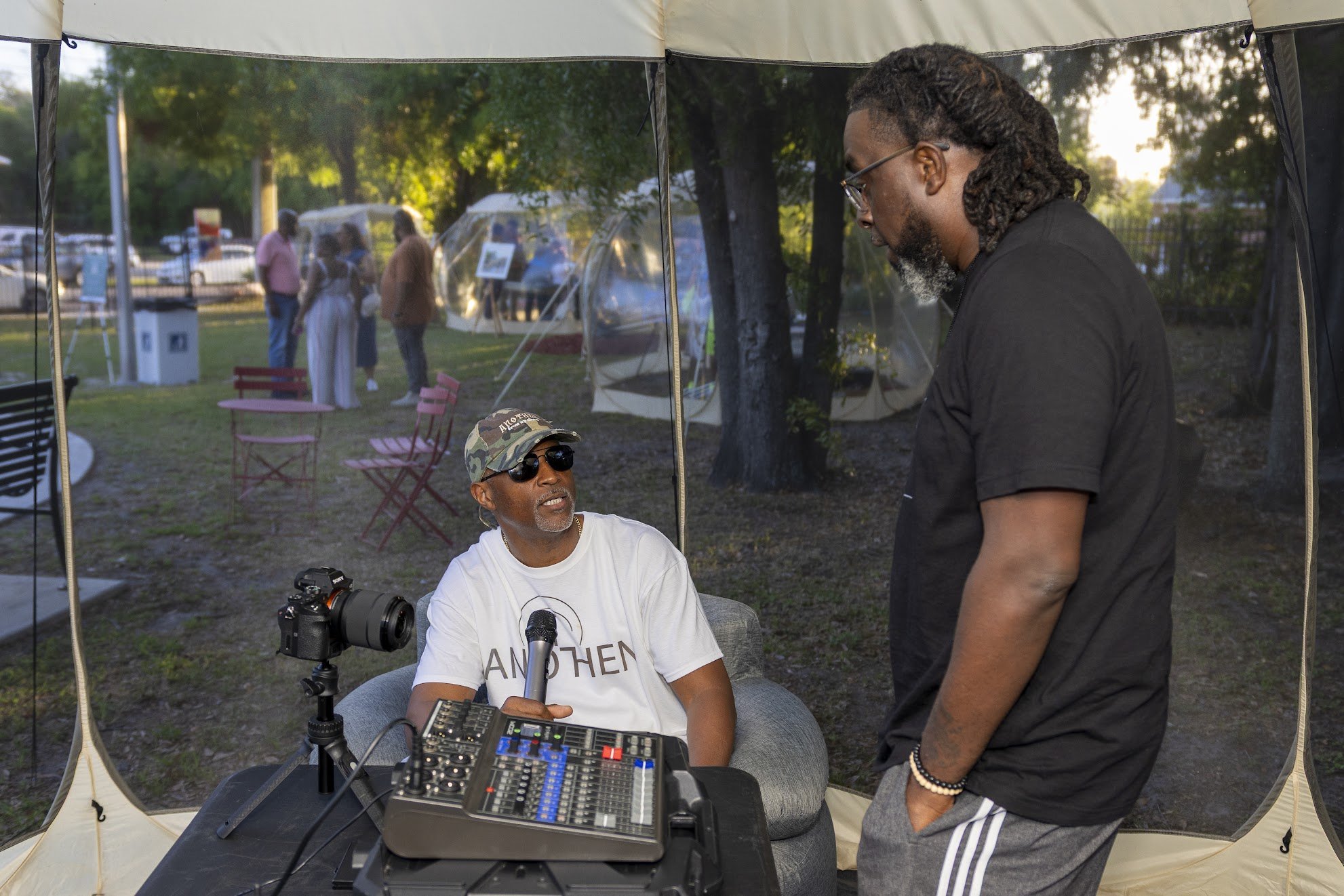 Oral History and art booths.jpg