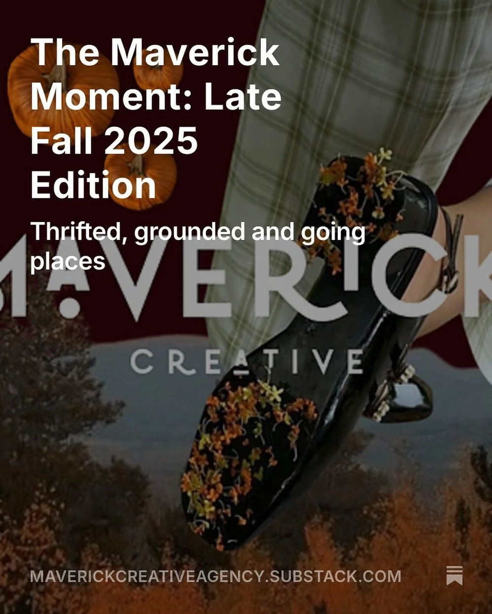 Our latest Substack is officially live, and we&rsquo;re diving into townsizing season: Cape Cod in November, Asbury Park under gray skies, and foliage-laden Montauk weekends. Think cherry-coded energy meets sea witch spirit, quiet luxury meets curate