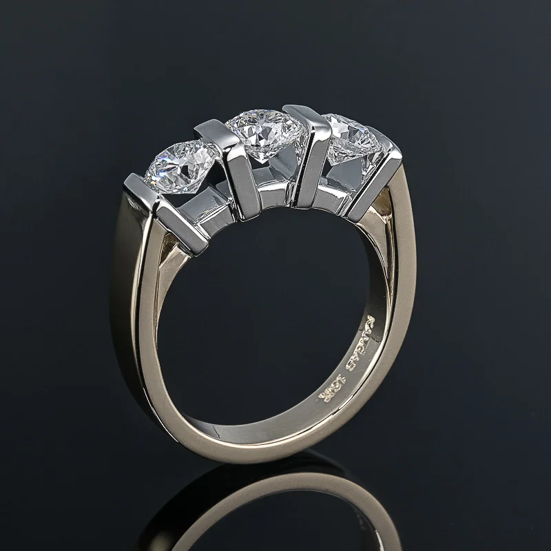 Bespoke trinity rings created for clients gallery Calgary Canmore ...