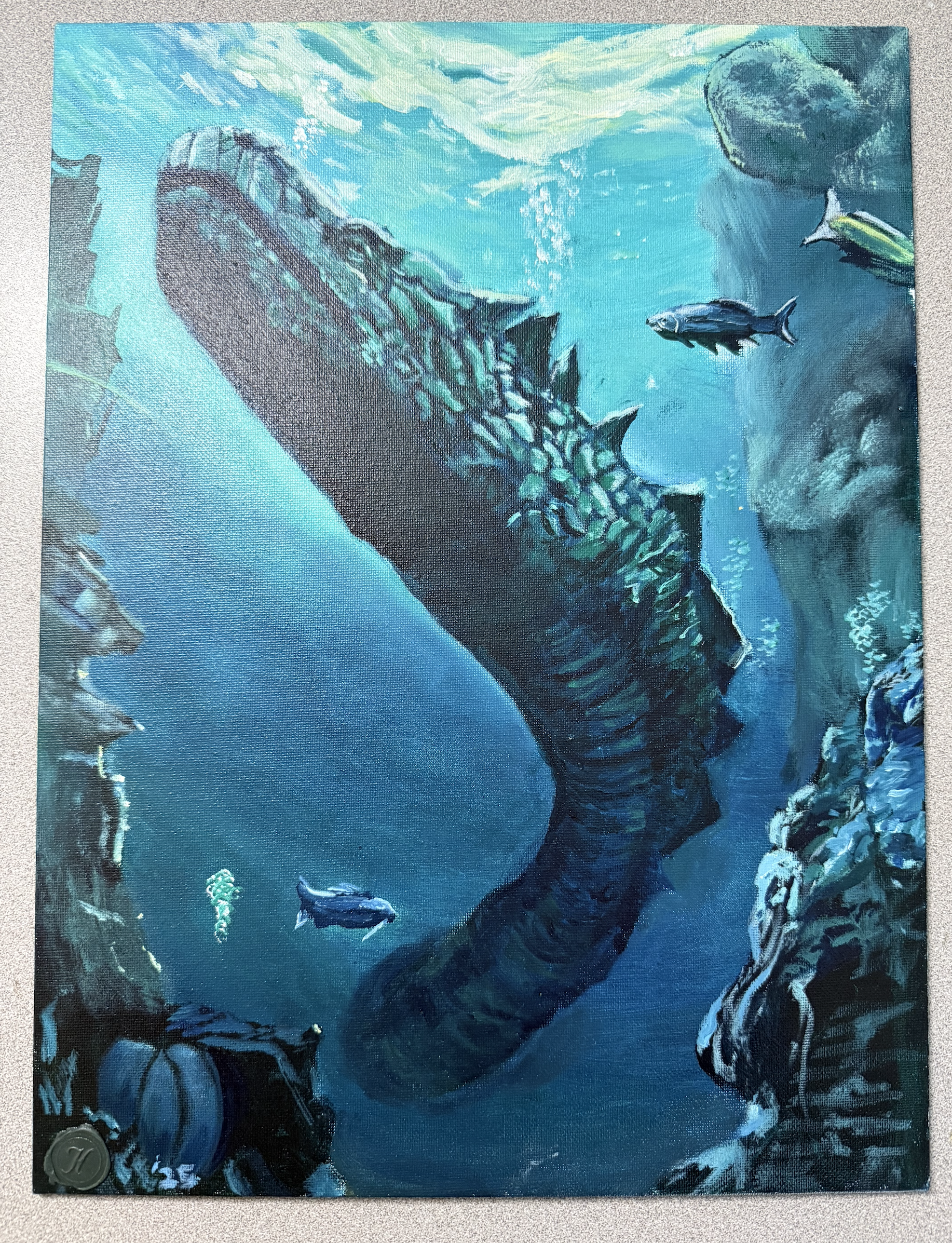 Ancient of the Deep "12 x 16" Oil Painting