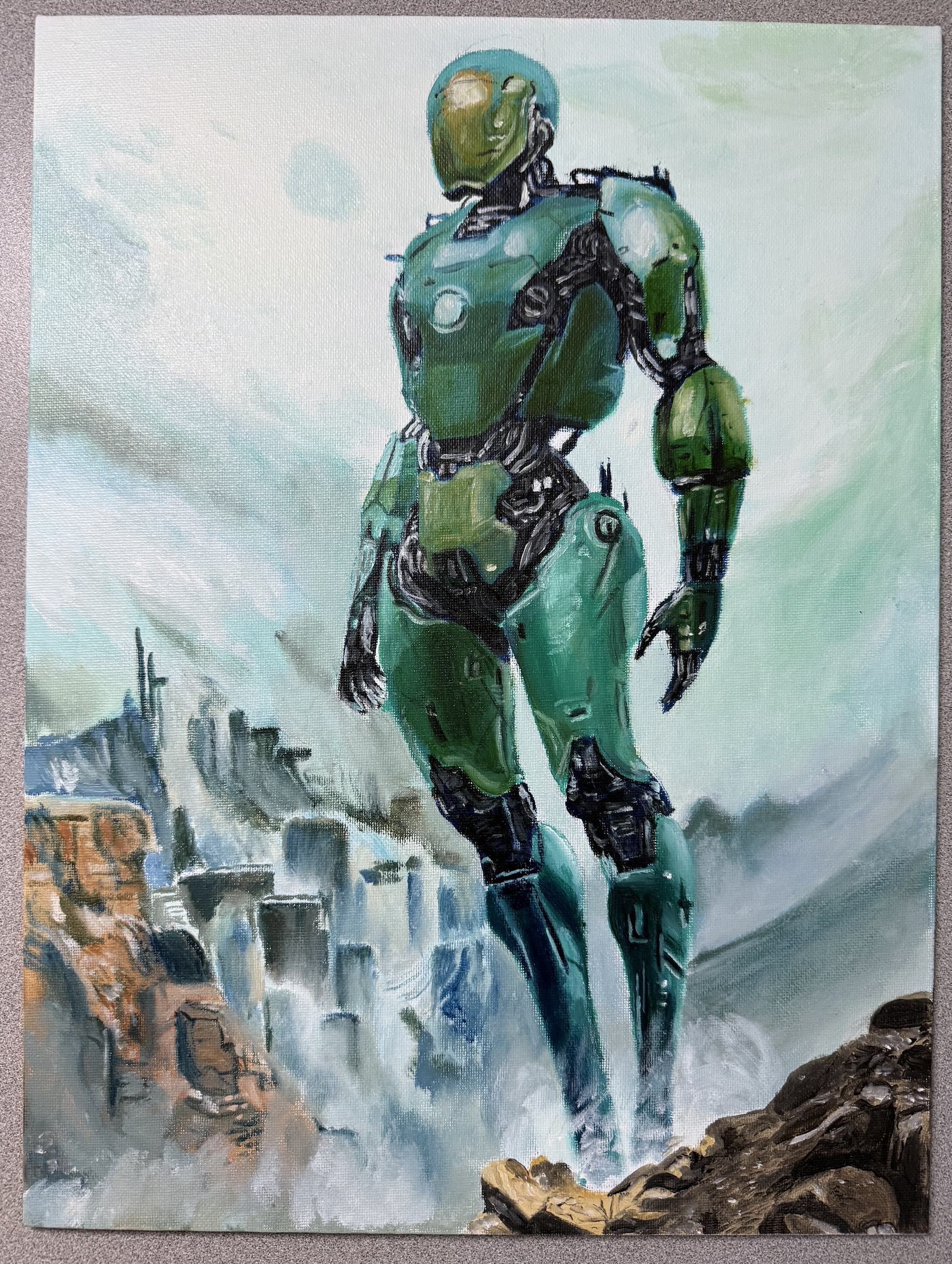 Sentinel of the Divide 12" x 16" Oil Painting