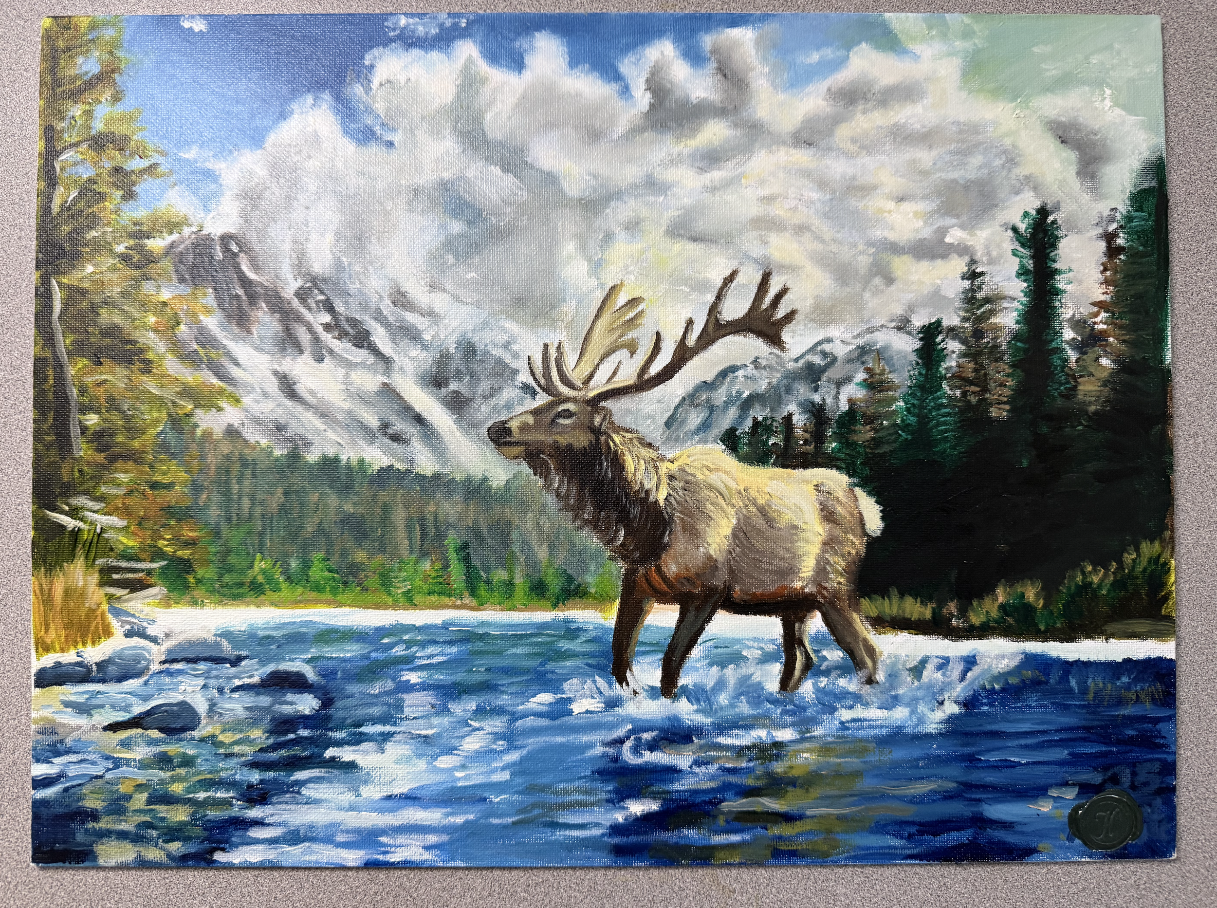 Monarch of the Valley 12" x 16" Oil Painting