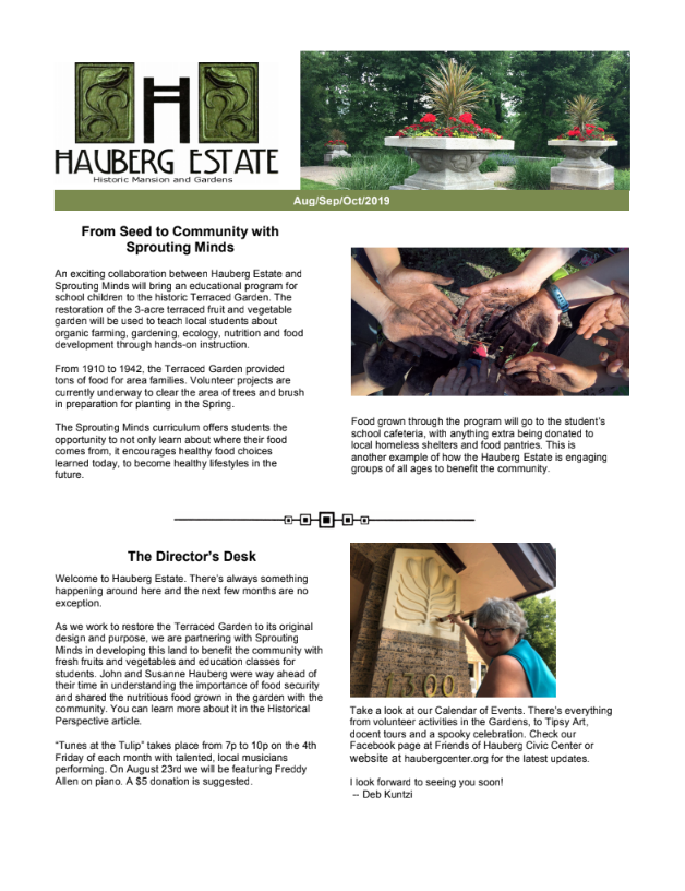 Aug-Sep-Oct 2019 Newsletter