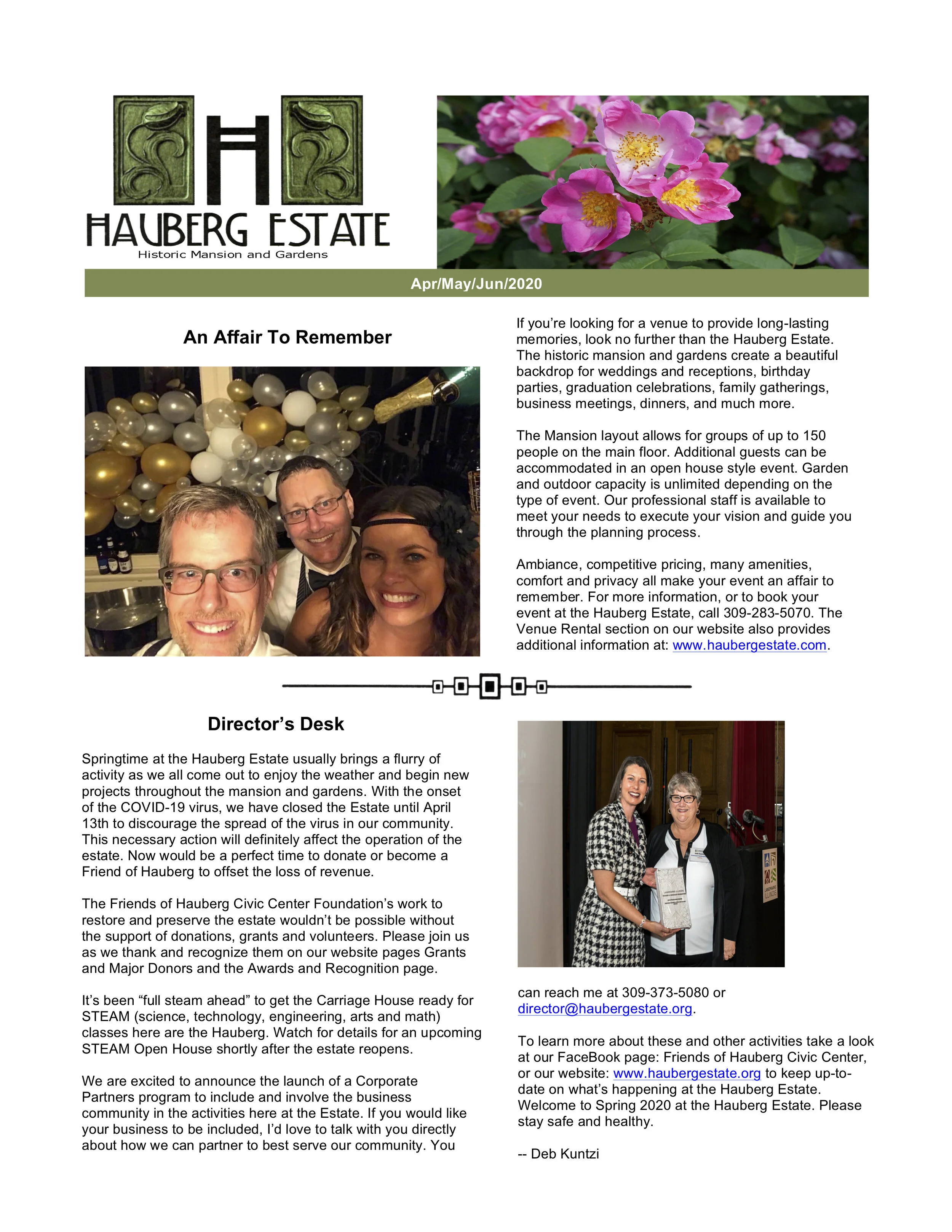 Apr – Jun 2020 News Letter