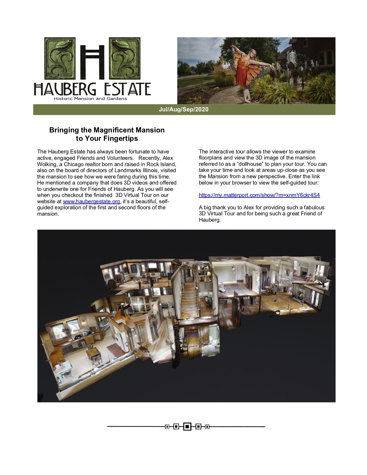 Hauberg Estate Newsletter For July – September