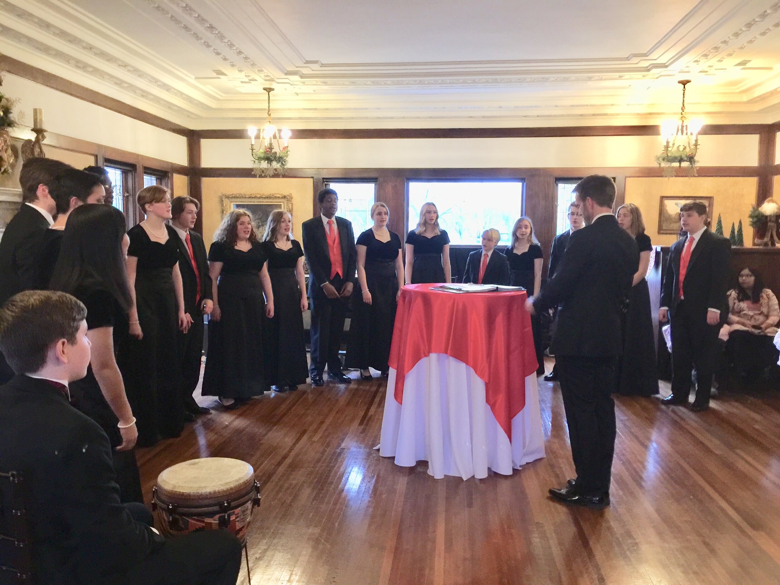 Enjoy Rock Island High School Chorale perform.  