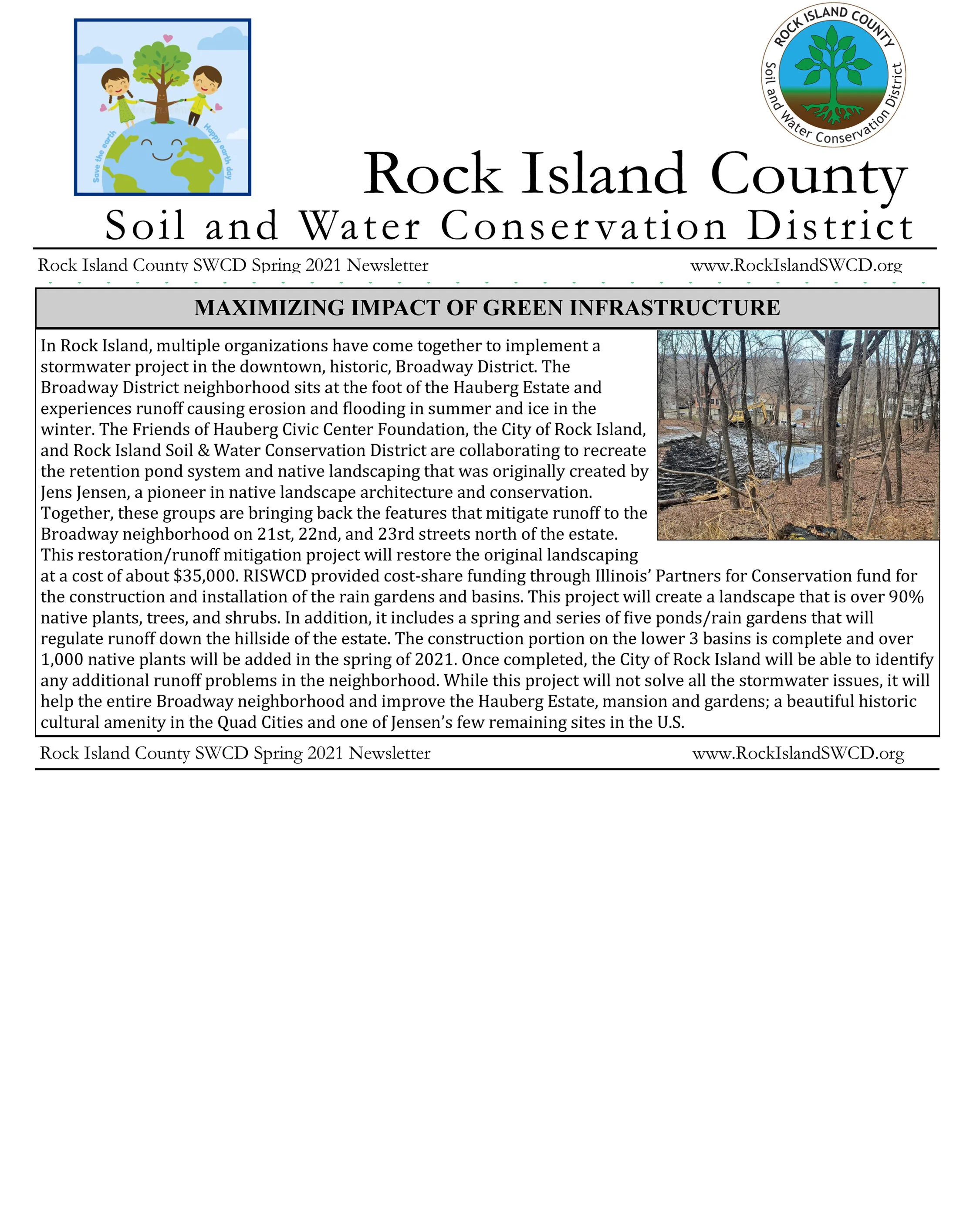 Rock Island County Soil and Water Conservation District Spring 2021 Newsletter