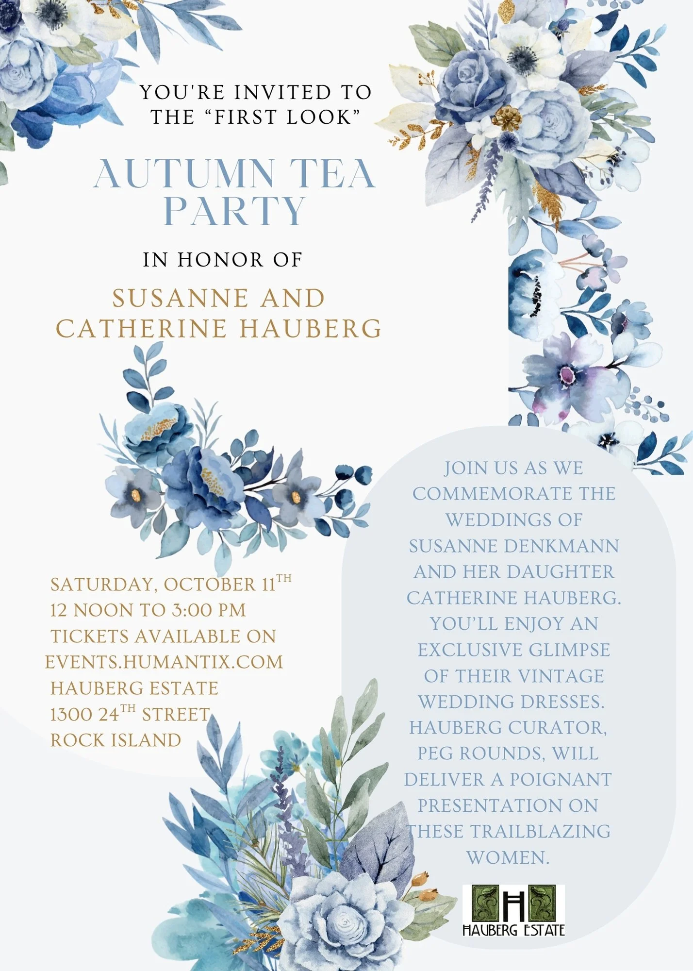 "First Look" Autumn Tea Party
