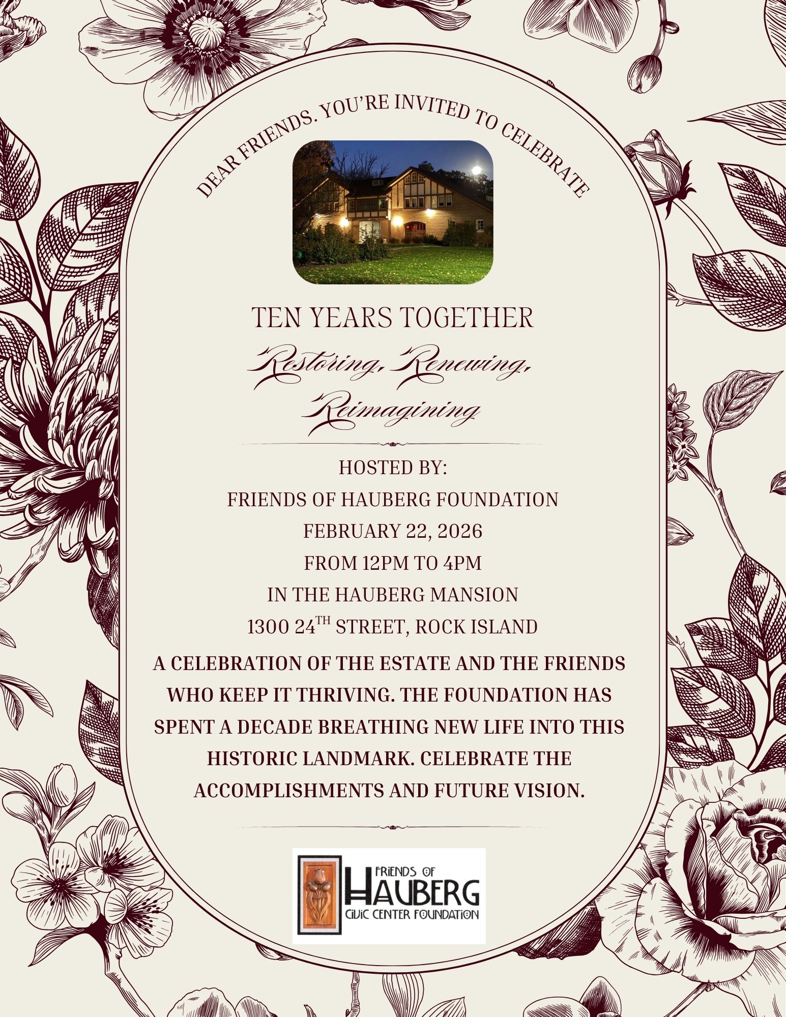 Ten Years Together: Restoring, Renewing, Reimagining.