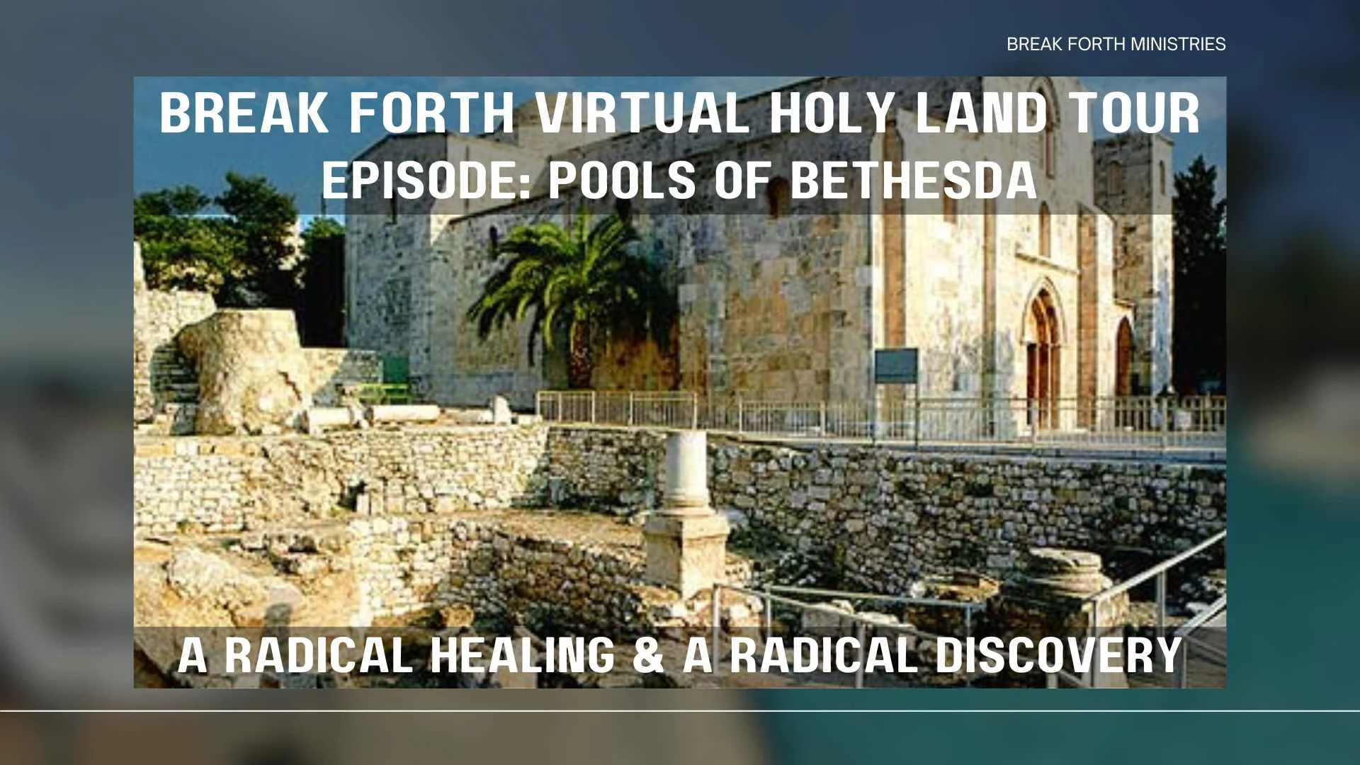 The Pools At Bethesda: Miracles Then and Now