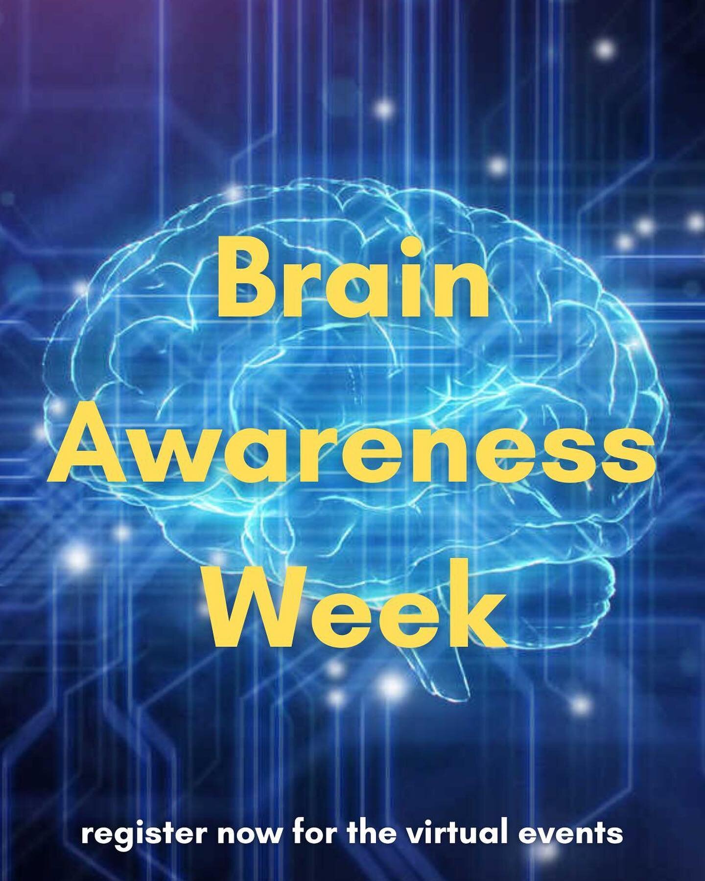 Happy Brain Awareness Week (BAW)! 🧠 
Brain Awareness Week is the global campaign to foster public enthusiasm and support for brain science. 
Join leading institutions and organizations as they explore some of the hottest topics in neuroscience and t