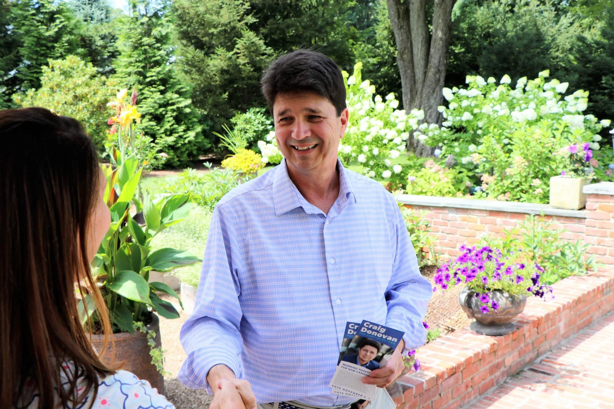 Canvassing in New Canaan