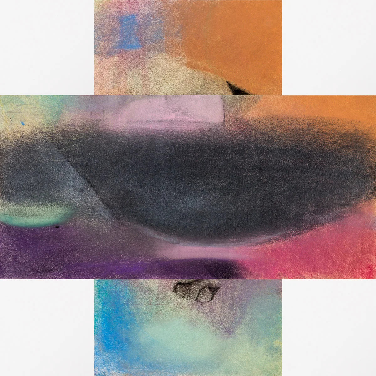    Solemn Sentinel    pastel &amp; charcoal on paper, 12.5” x 12.5”  