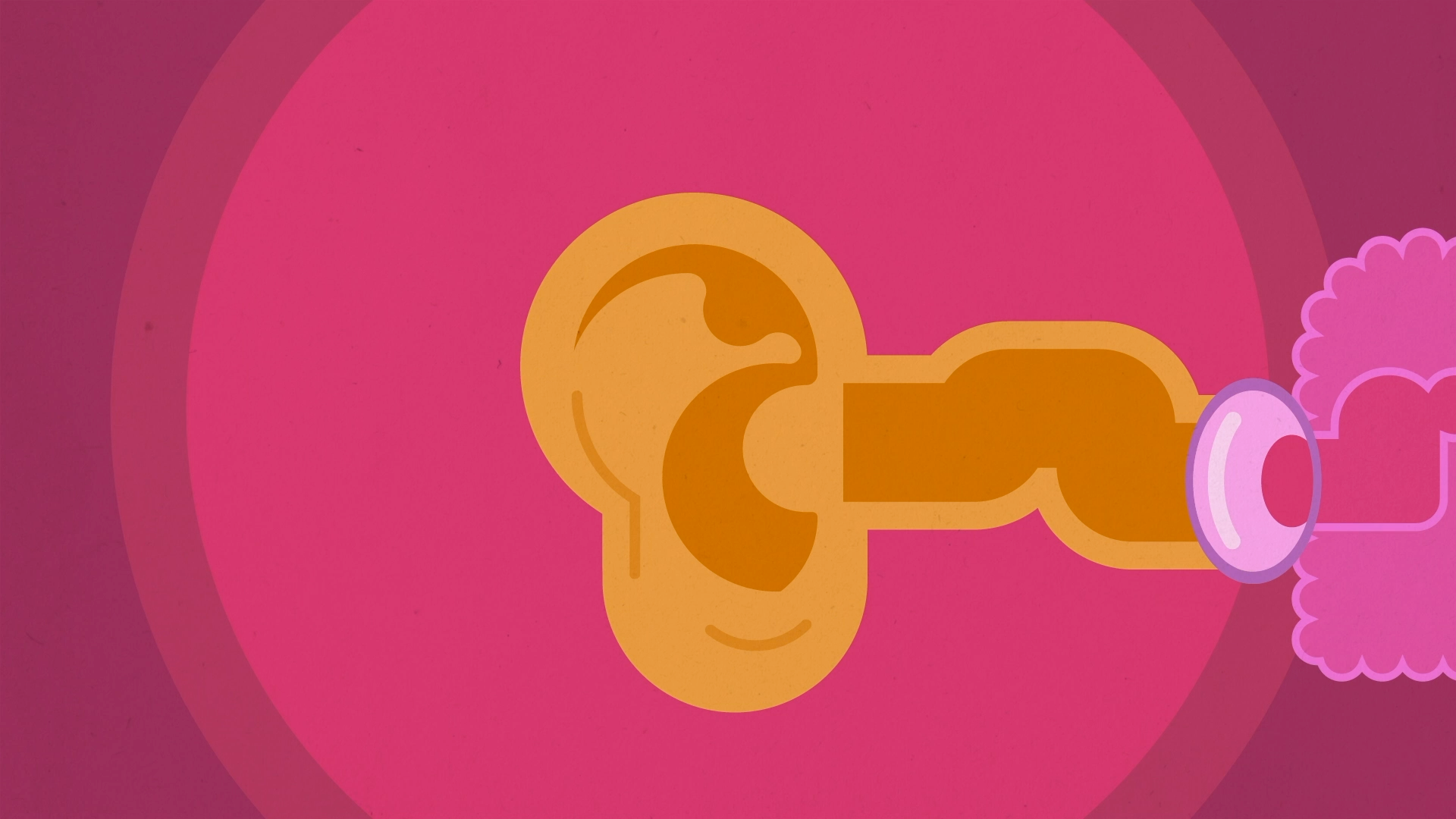 Illustration of an ear and ear canal.