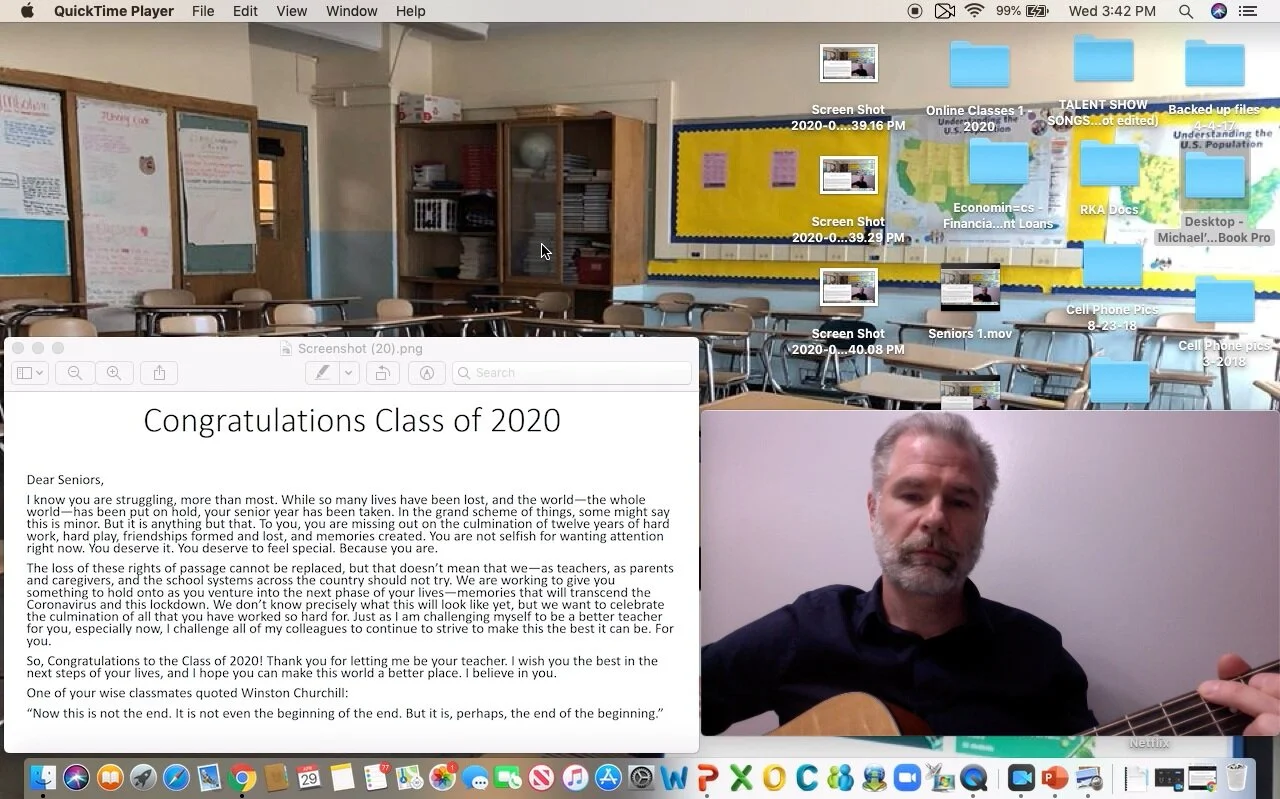 A Teacher's Message To The Class of 2020 by Dr. Michael Flanagan