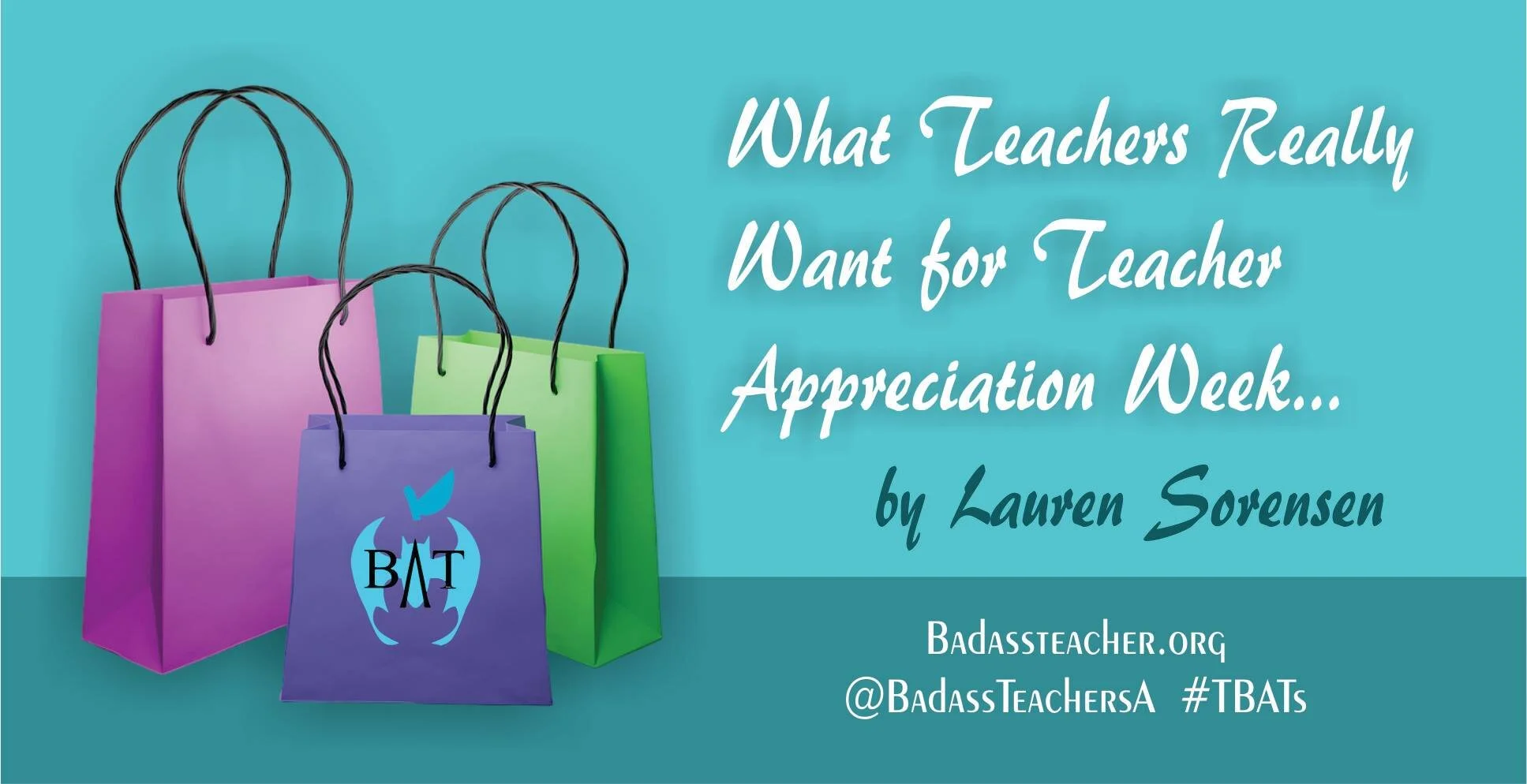 As a Teacher, This is What I Really Want!