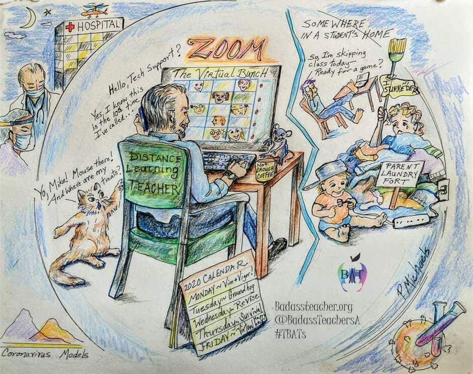A Week In The Life Of Remote Teaching by Dr. Michael Flanagan