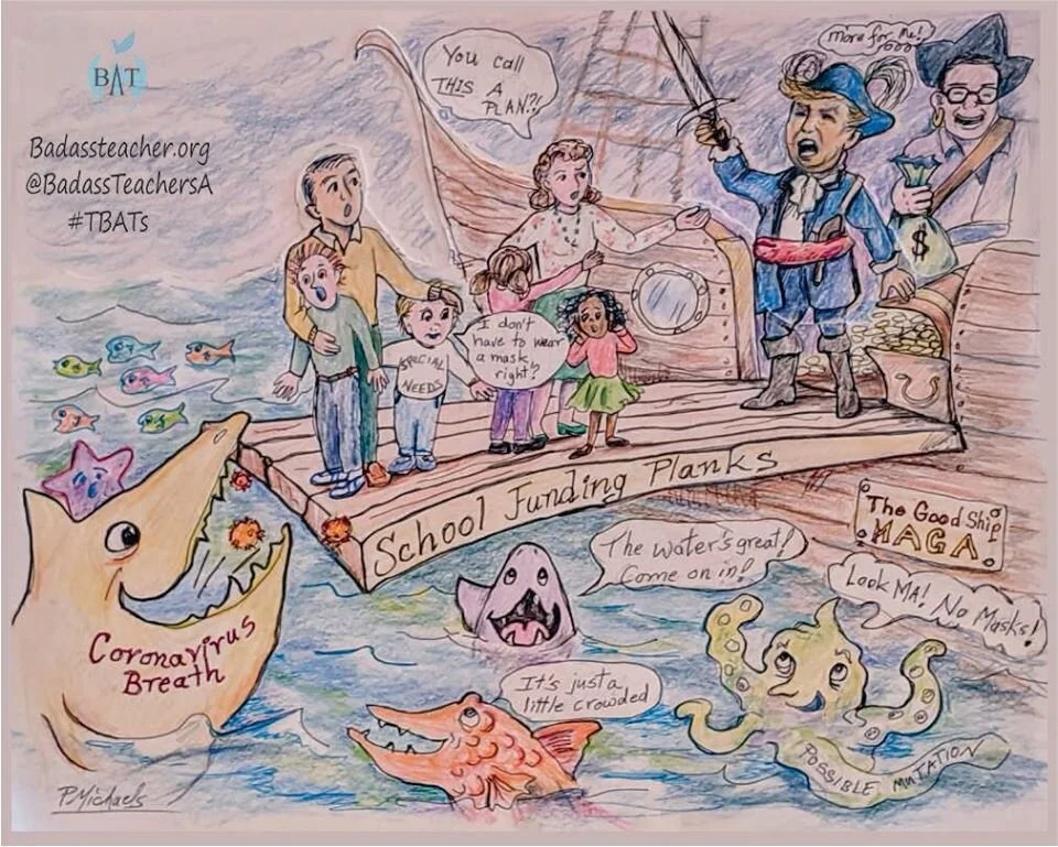 Walking The Plank To Reopen Schools? by Dr. Michael Flanagan 