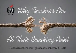 Why Teachers Are At Their Breaking Point by Christine Lomax