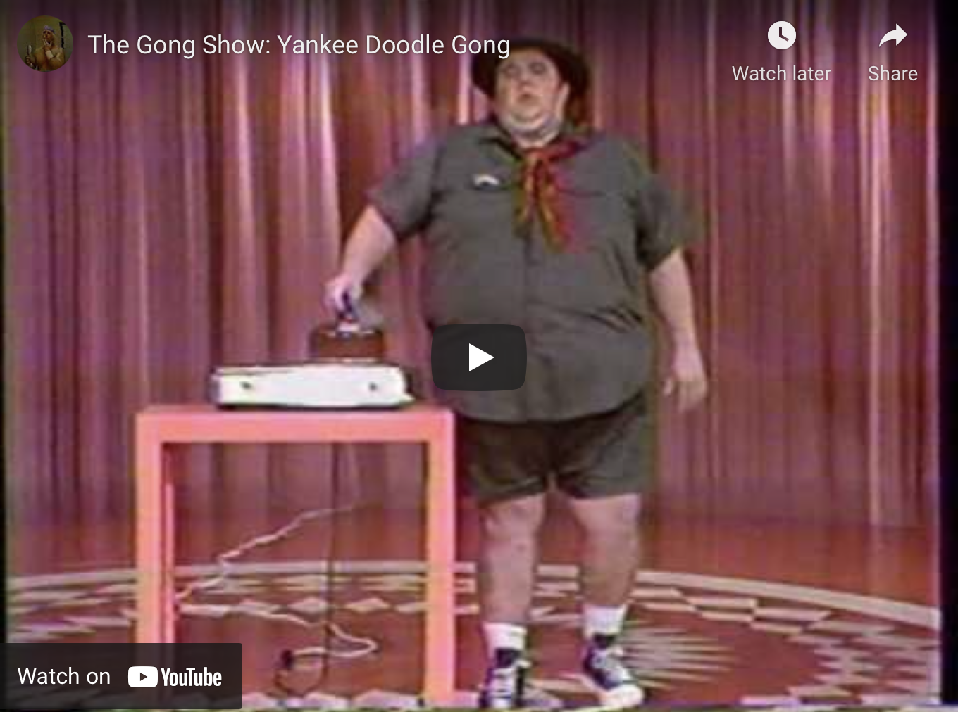 'The Gong Show' by Grumpy Old Teacher