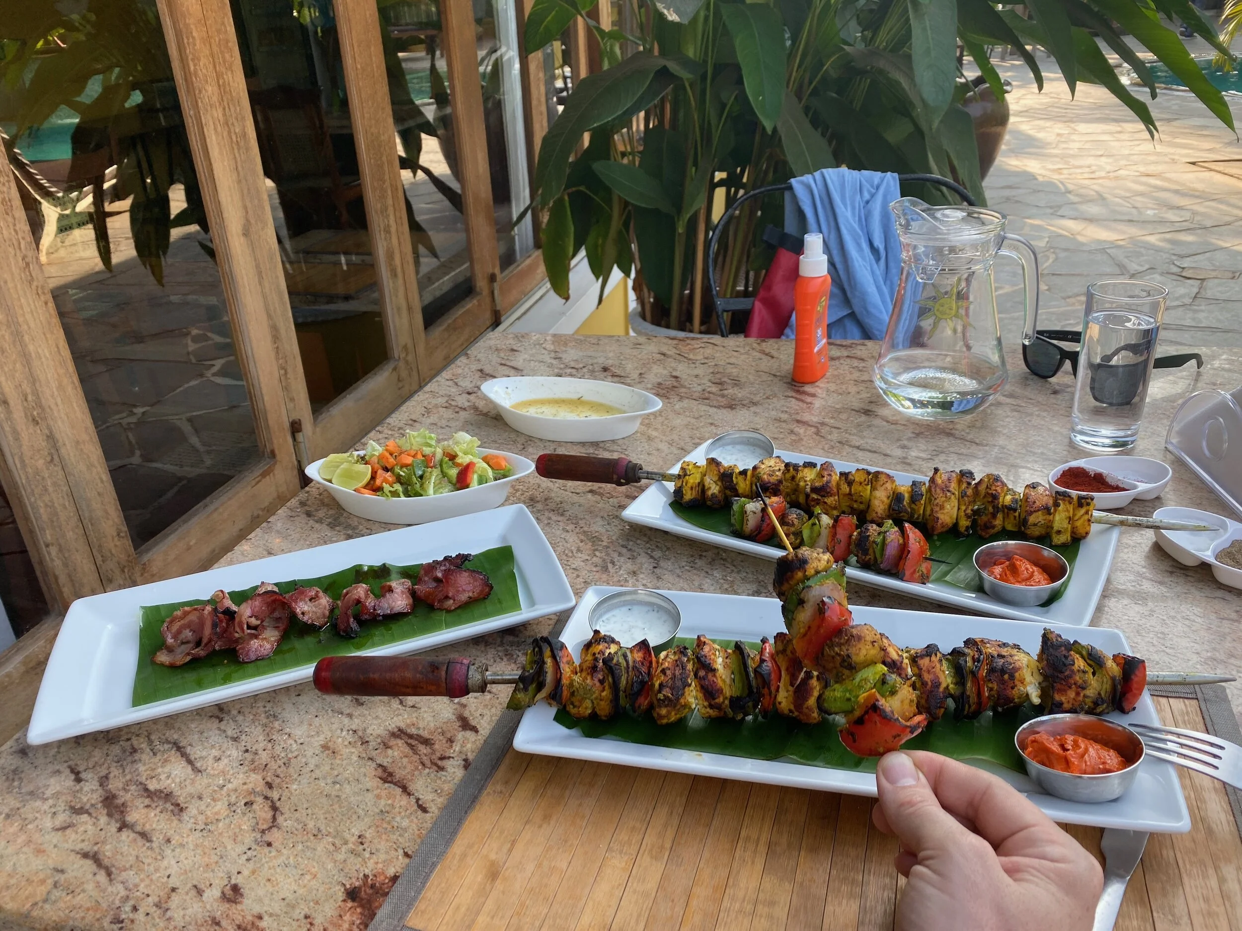 This is a double lunch. I was still trying to figure out their portions…