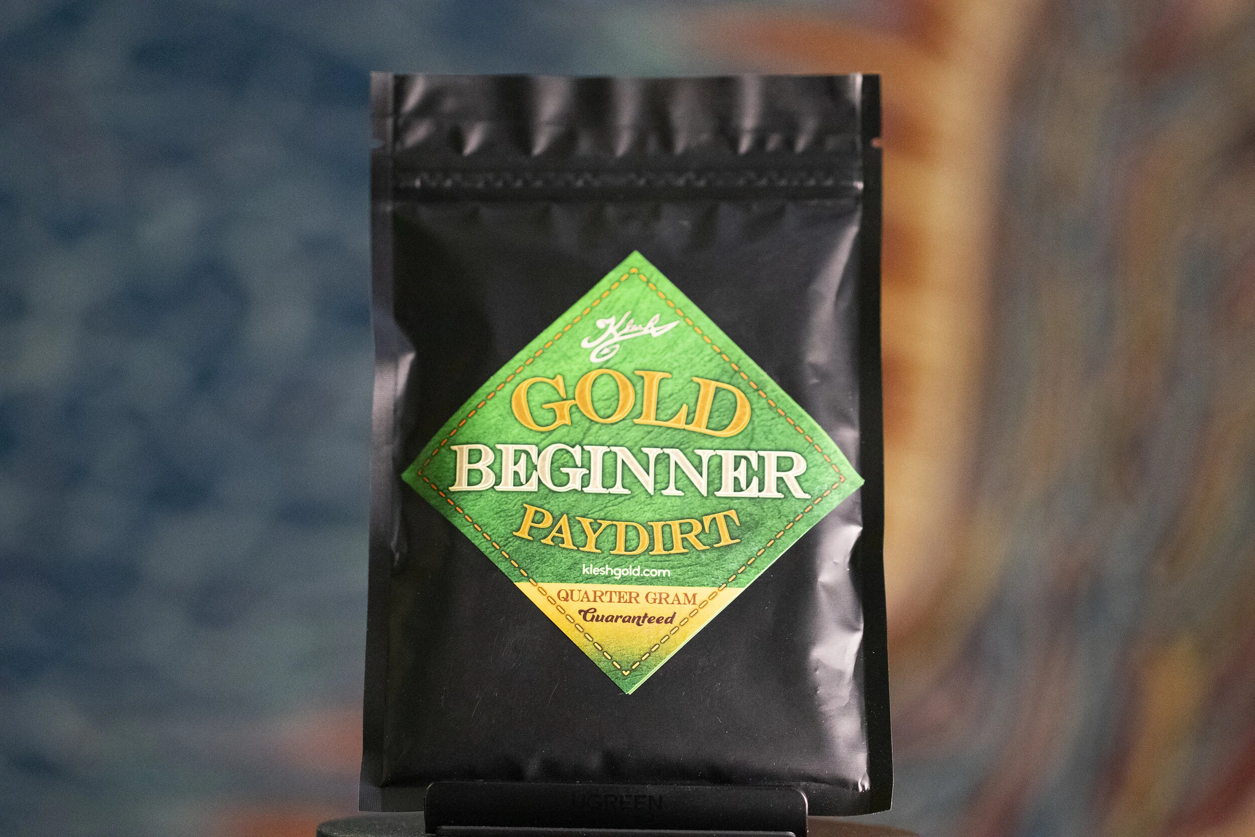 Klesh Gold Strike Paydirt - Guaranteed Real Colorado Placer Gold, 7 Difficulty Levels, Over 1/2 Gram Min