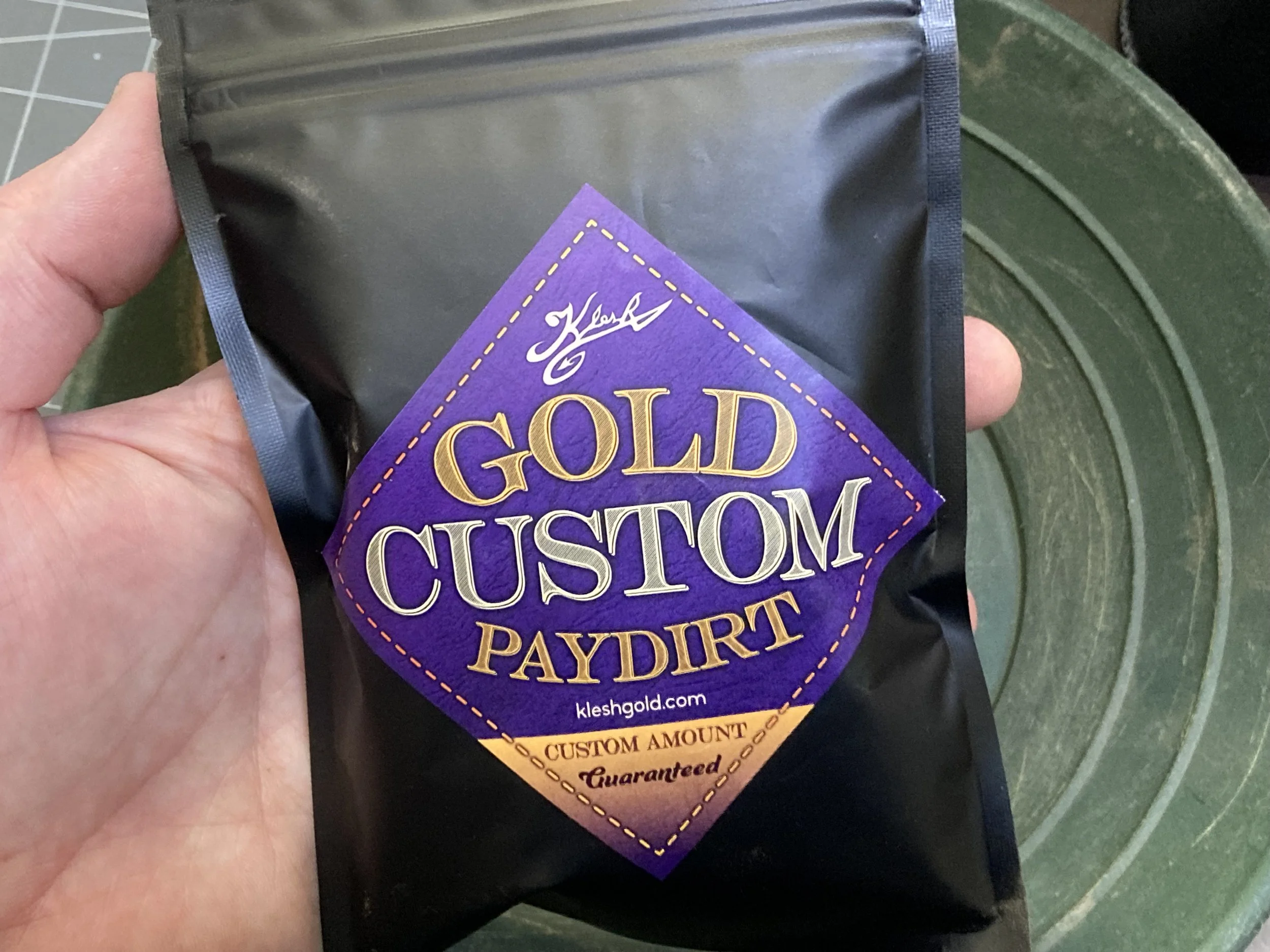 Gold Krums Mini Paydirt - Echtgold Aus Colorado Für Goldwäscher & Sammler