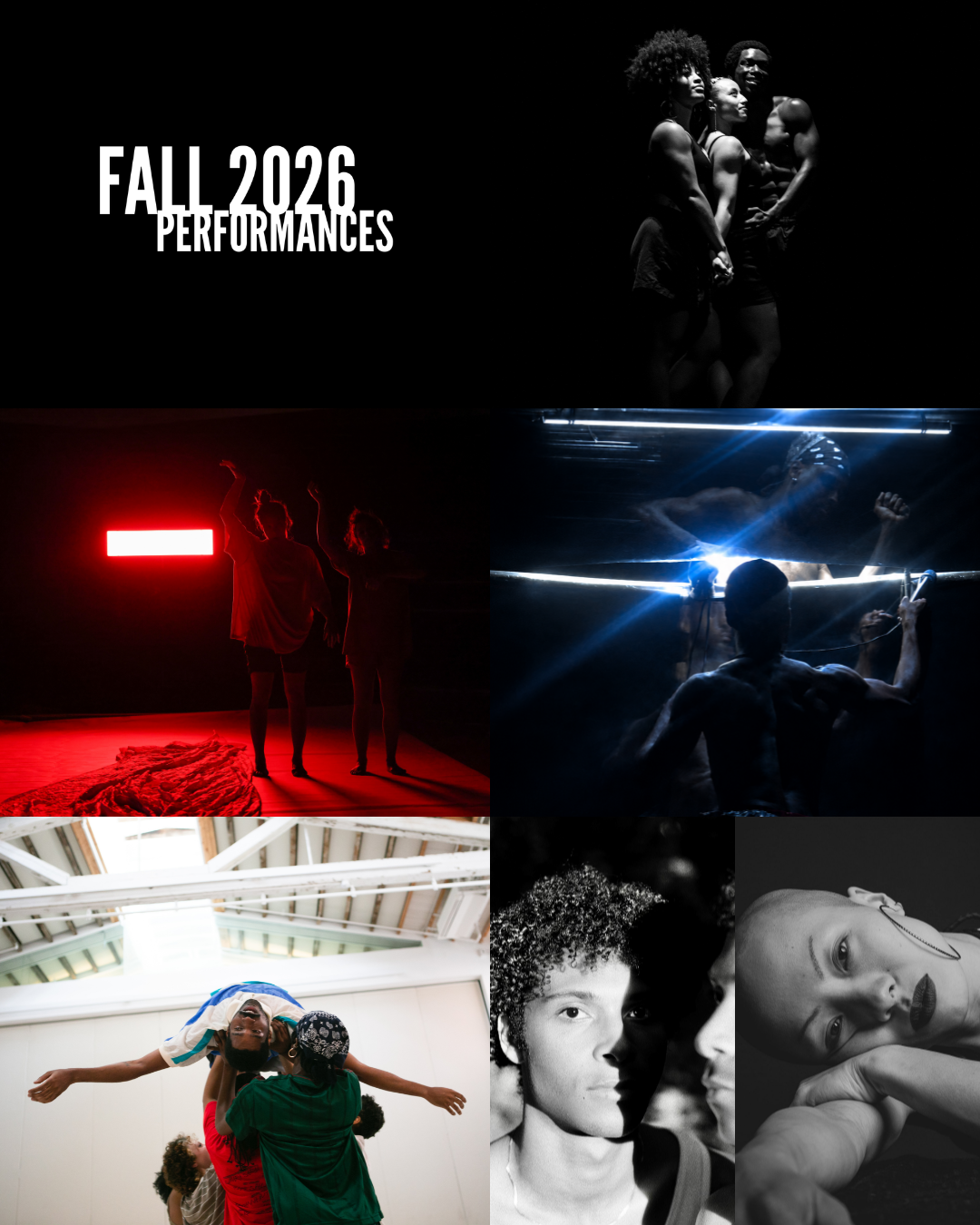 Fall 2026 Performances