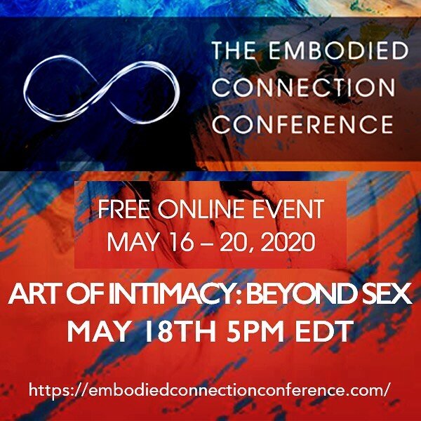 Join me in exploring Beyond Sex and the Art of Intimacy, Monday, May 18th, 5pm EDT, #mindfulness,#mindful,#healthandwellbeing,#physicalhealth,#healthymind,#minfulness,#wellbeingwarrior,#physicalwellbeing,#wellbeingcoach,#managestress
