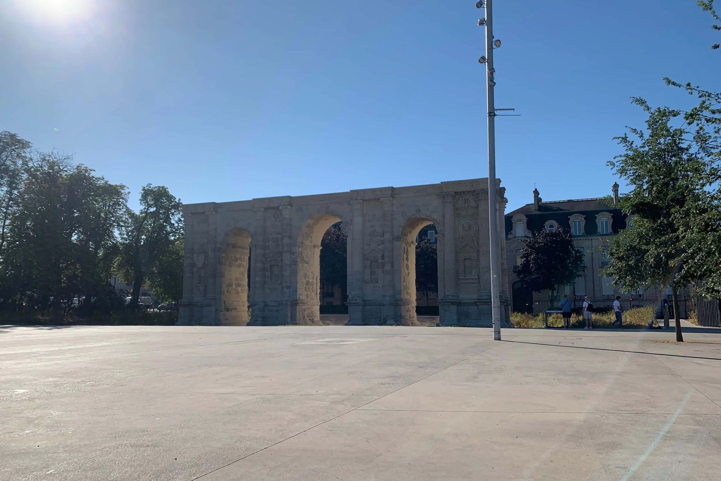 giant archway in france