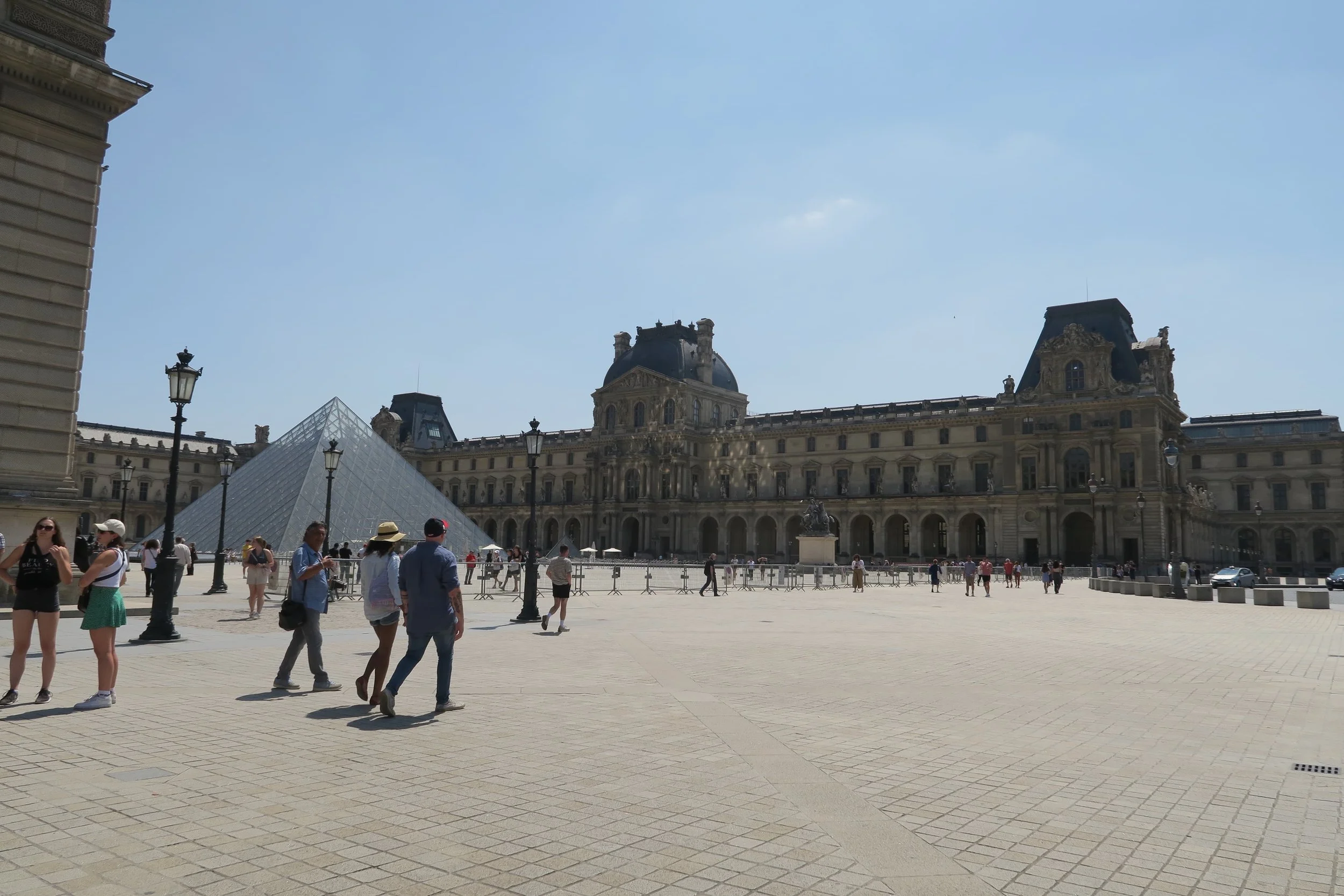 view from cafe marly