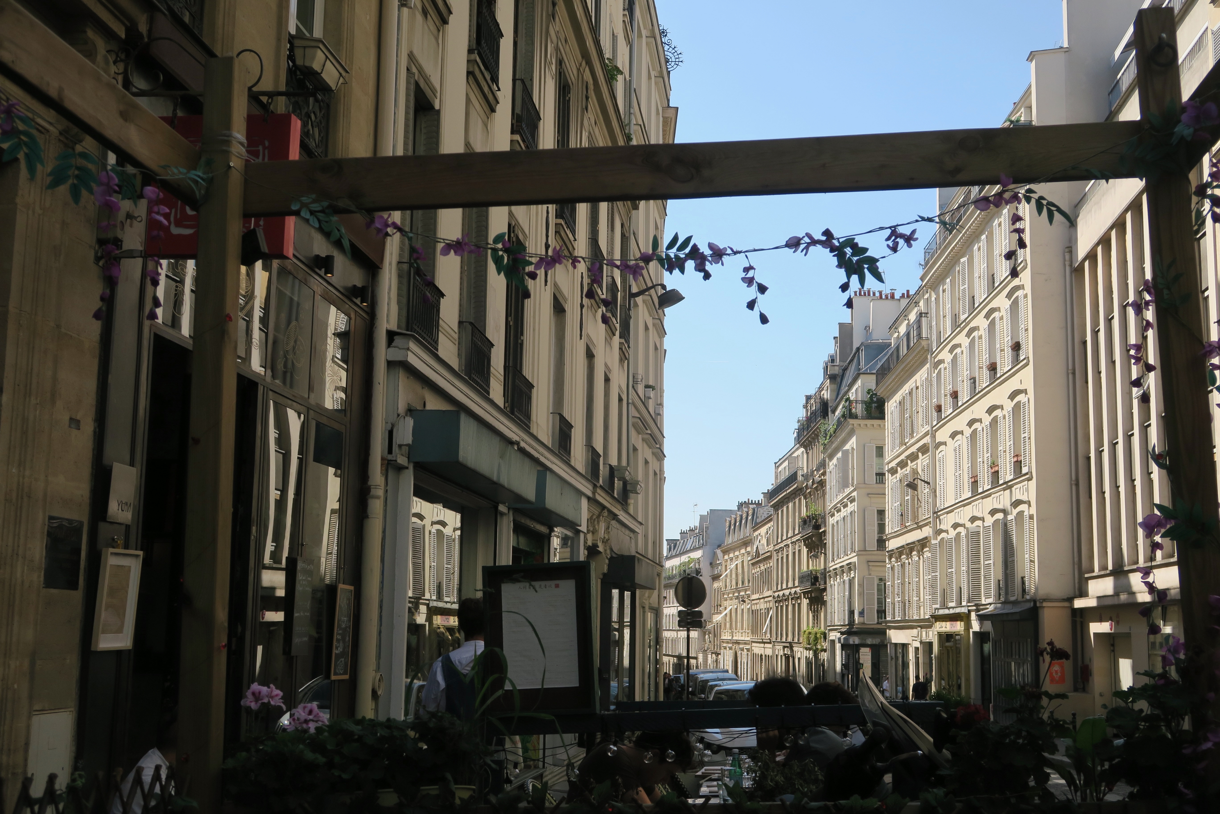 Terrace view at La Cantine de Sam