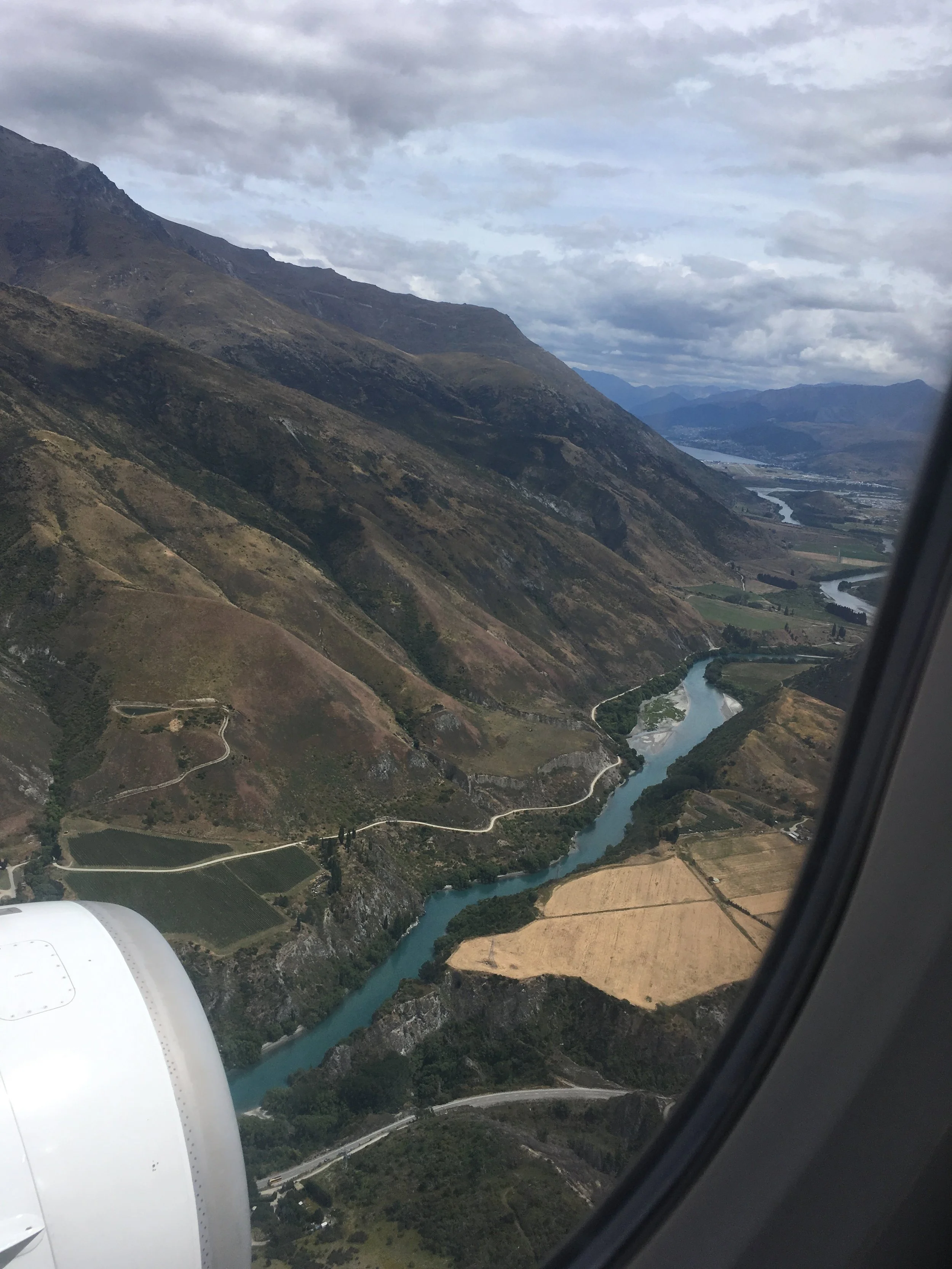 Landing in Queenstown; January 2019
