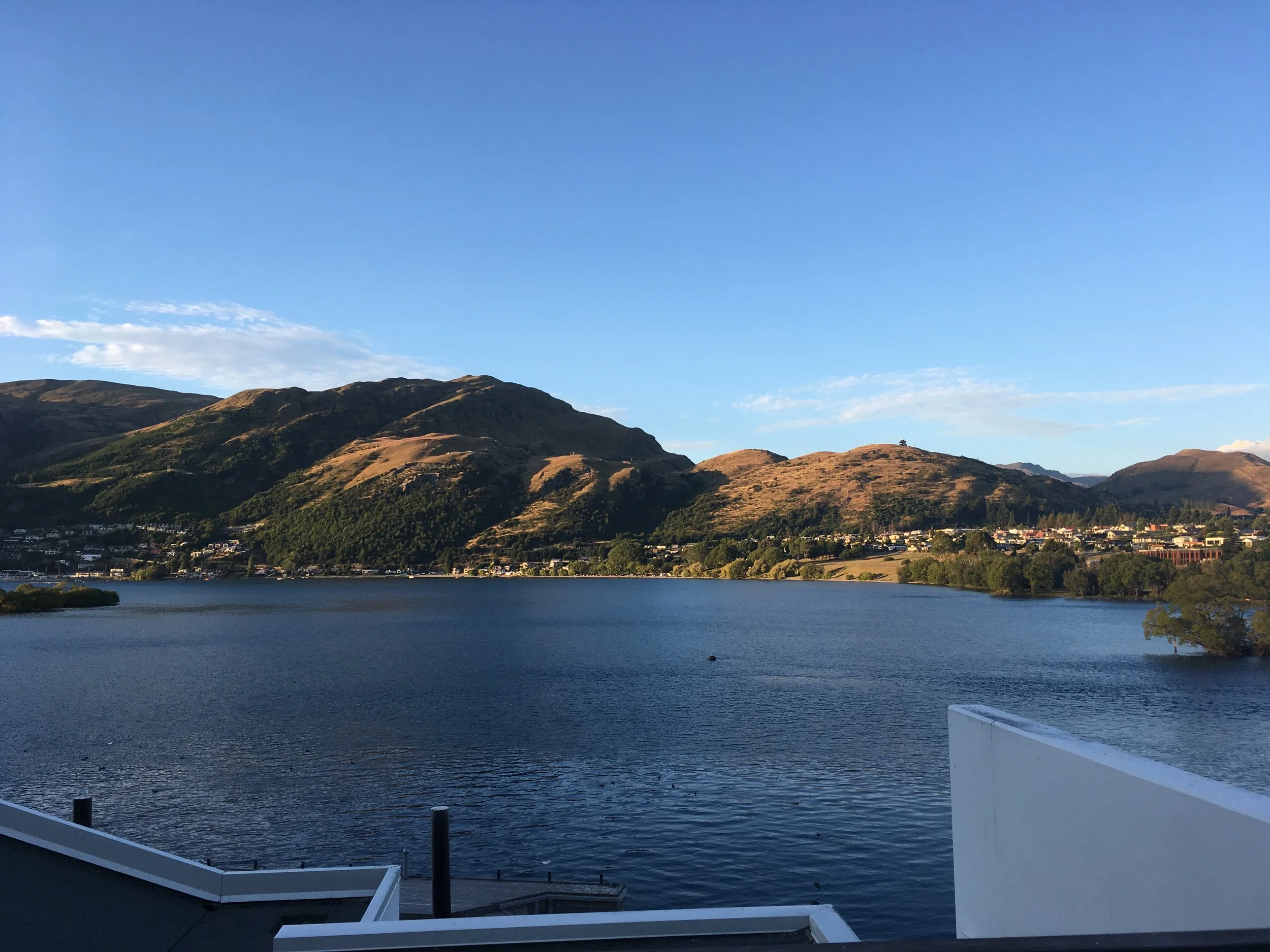 The view outside our hotel room in Queenstown was… unreal, to say the least.