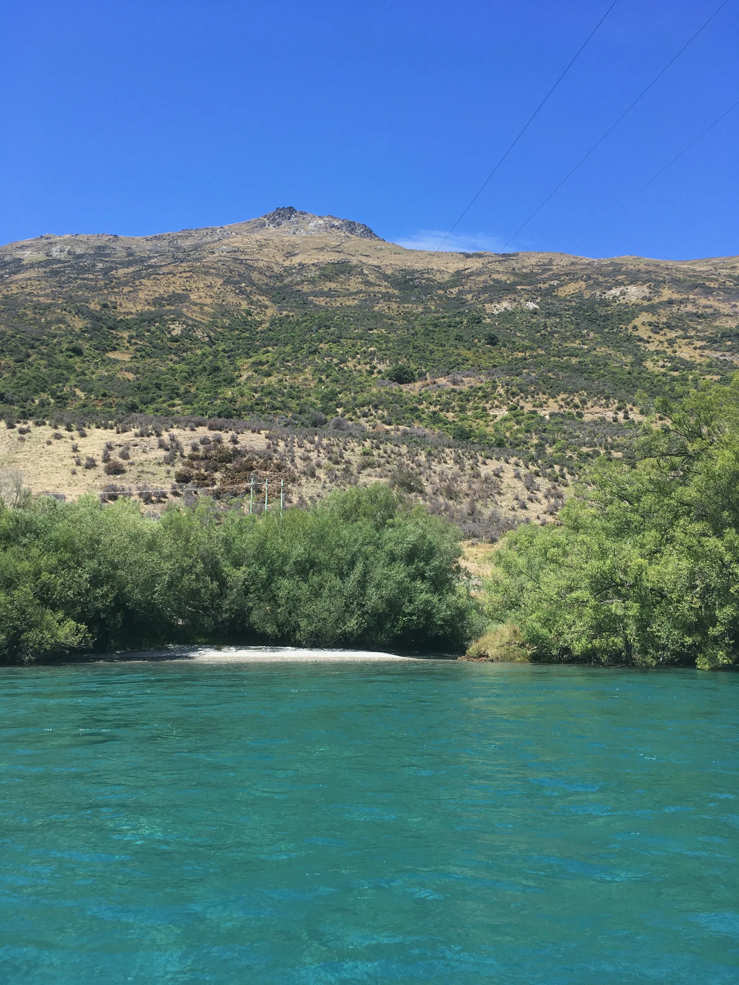 On the Kawarau River in Queenstown