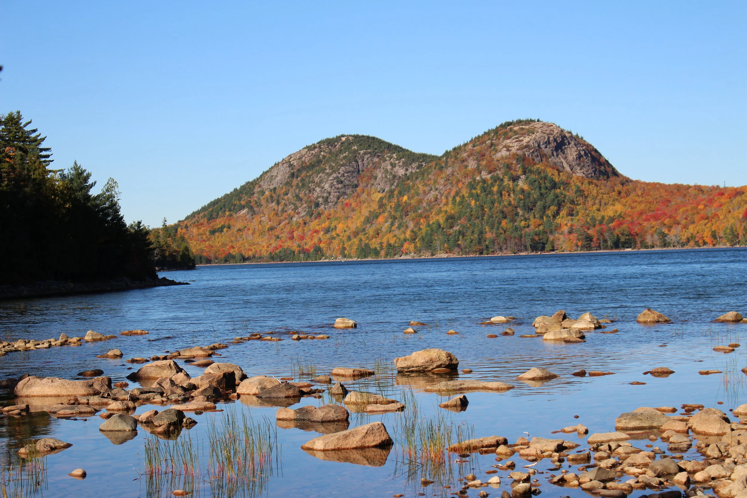 Jordan’s Pond in Acadia Nation Park in October 2016