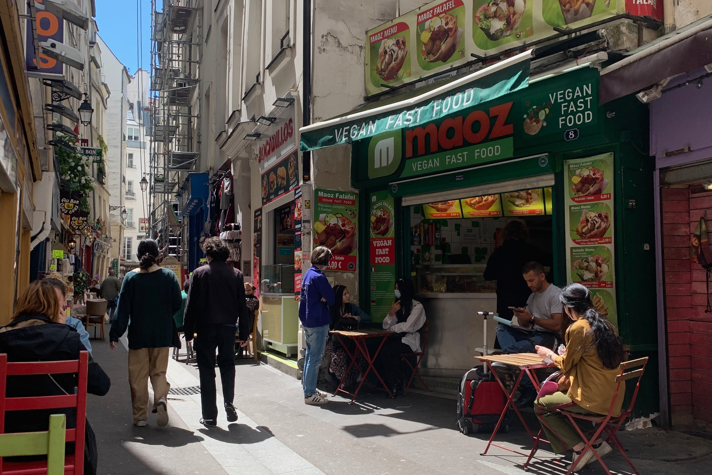 exteroir of Maoz vegan fast food