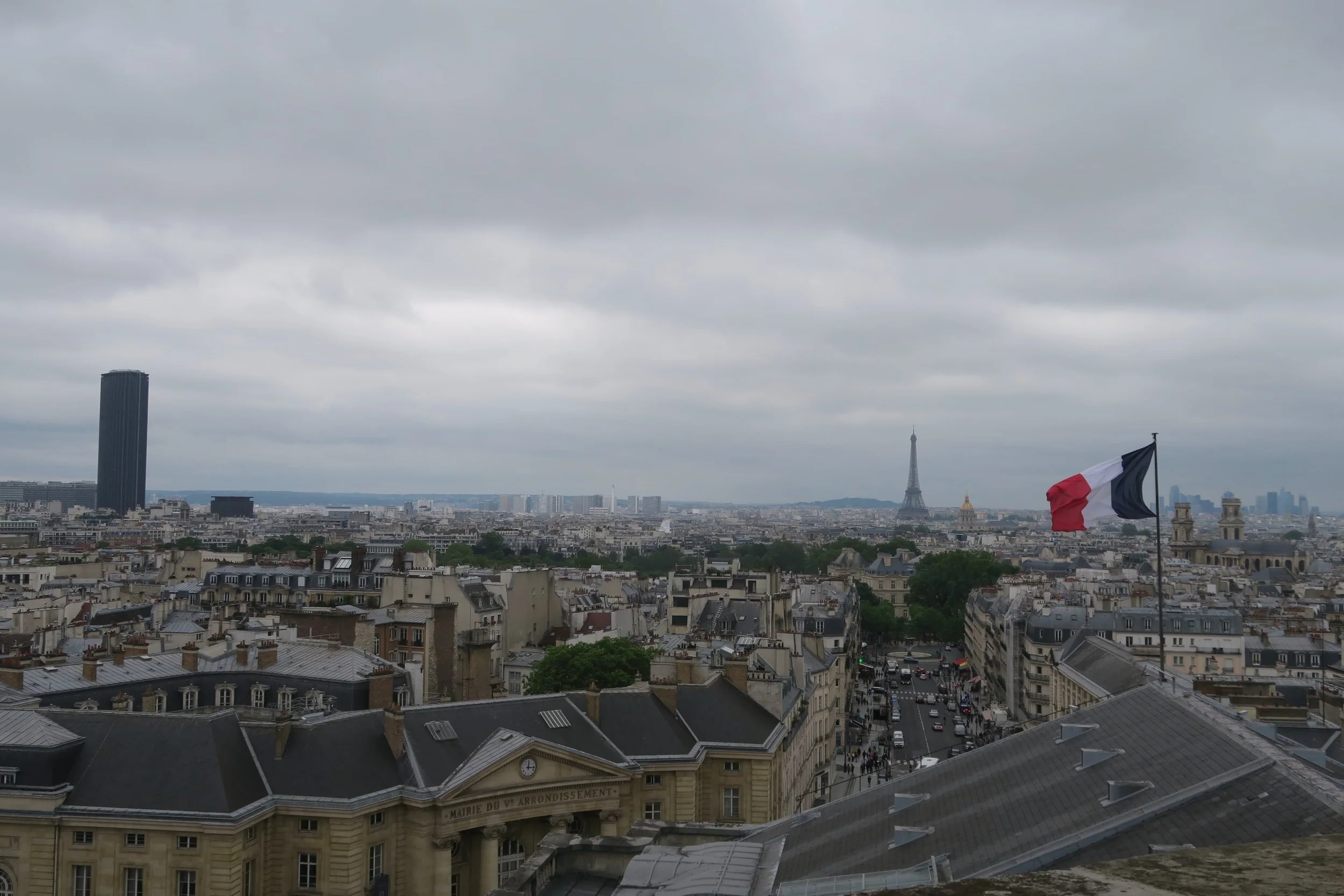 View of Paris from the Pathéon